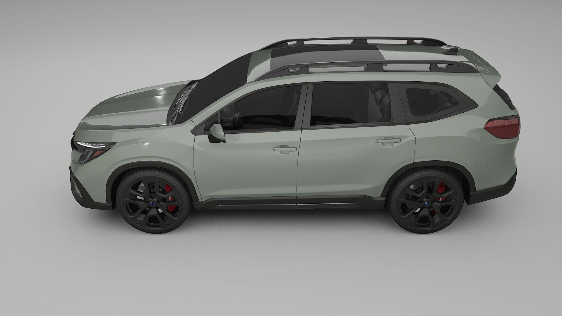 Subaru Ascent BT facelift LCI TPU Lackskyddsfilm | SLATE Färgskiftande PPF – Komplett Förskuret Kit