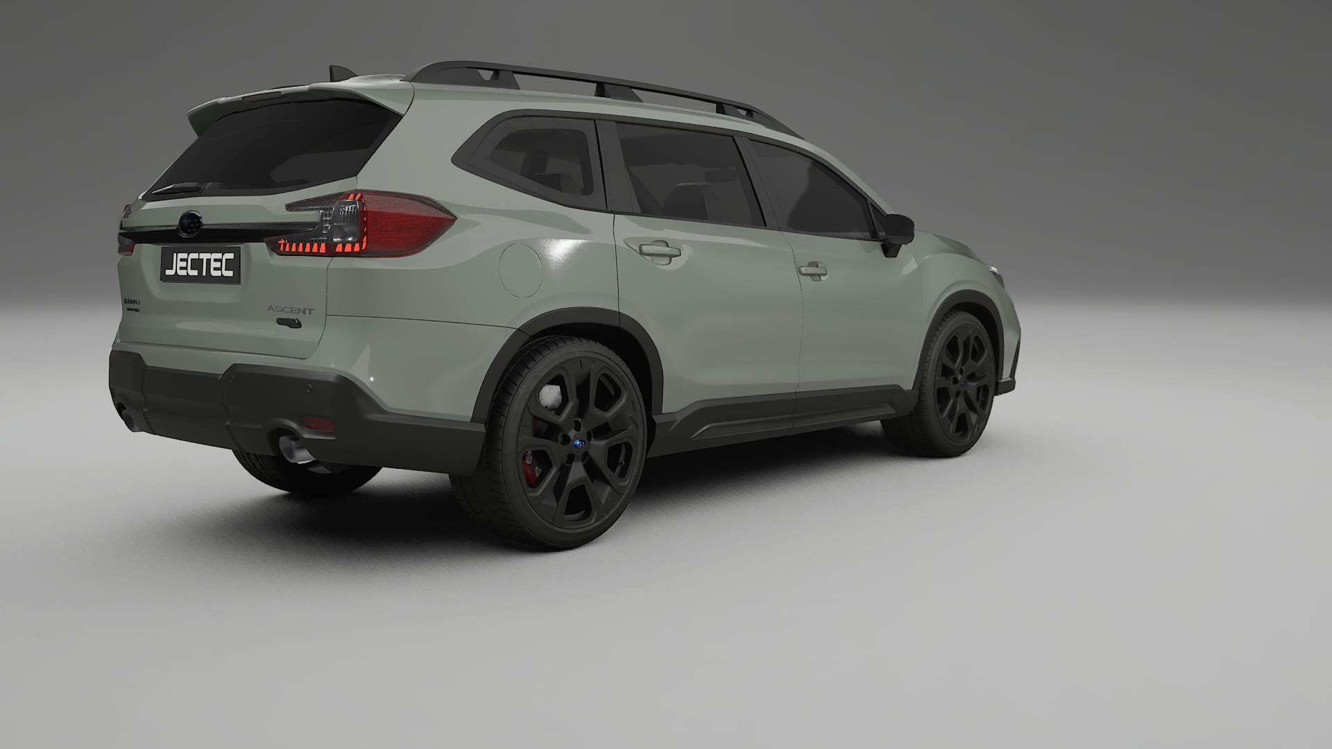 Subaru Ascent BT facelift LCI TPU Lackskyddsfilm | SLATE Färgskiftande PPF – Komplett Förskuret Kit