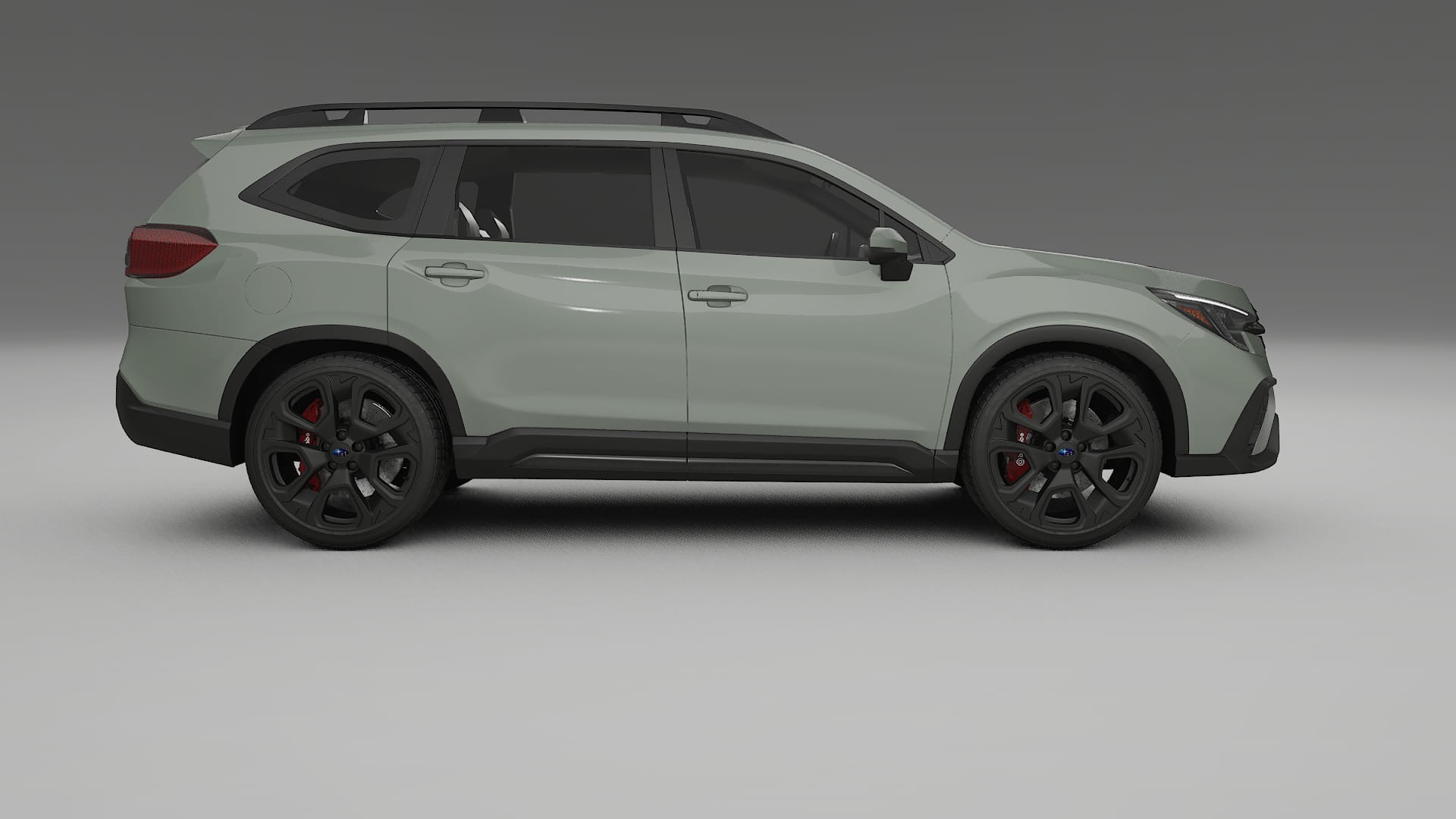 Subaru Ascent BT facelift LCI TPU Lackskyddsfilm | SLATE Färgskiftande PPF – Komplett Förskuret Kit