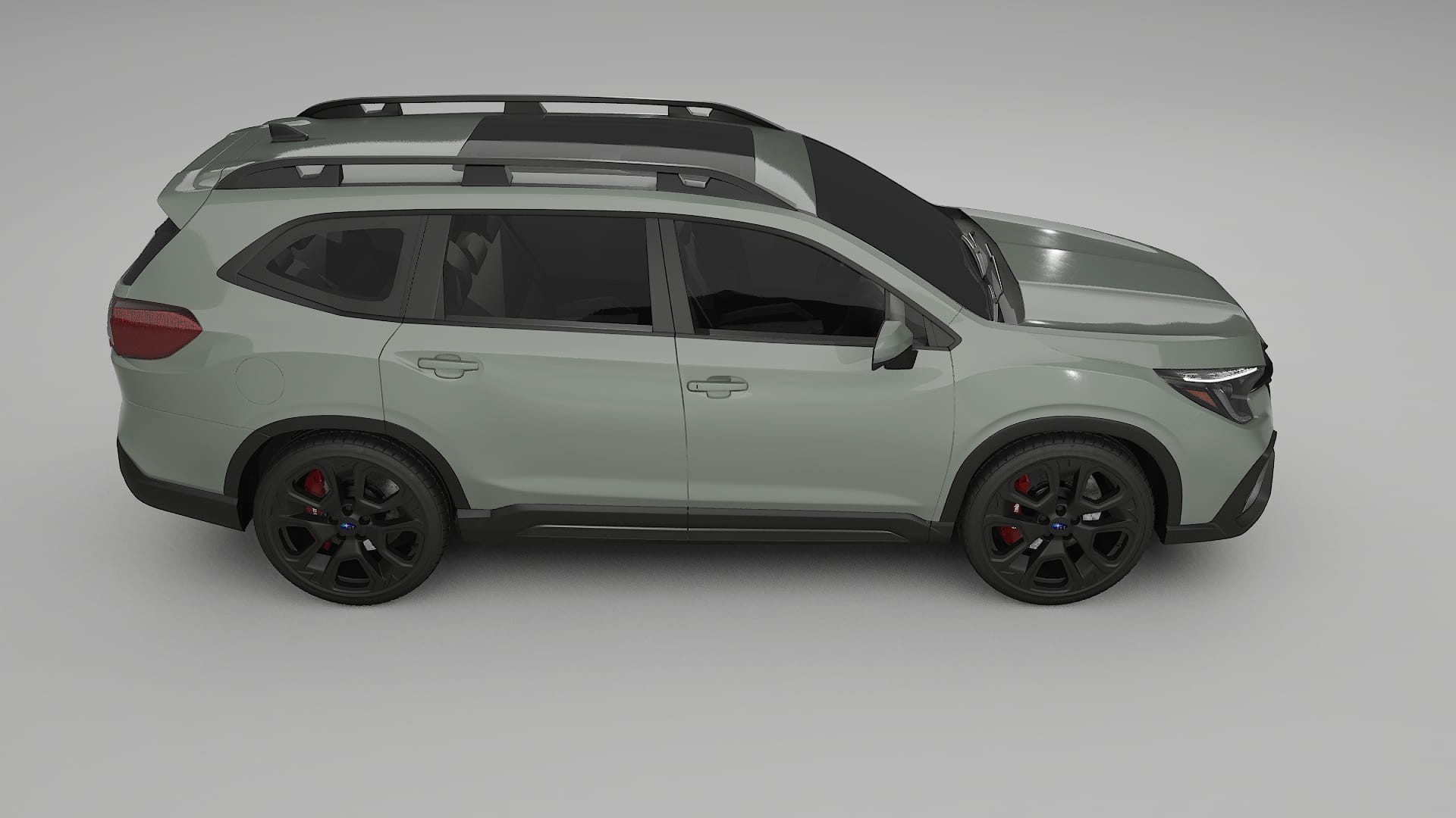 Subaru Ascent BT facelift LCI TPU Lackskyddsfilm | SLATE Färgskiftande PPF – Komplett Förskuret Kit