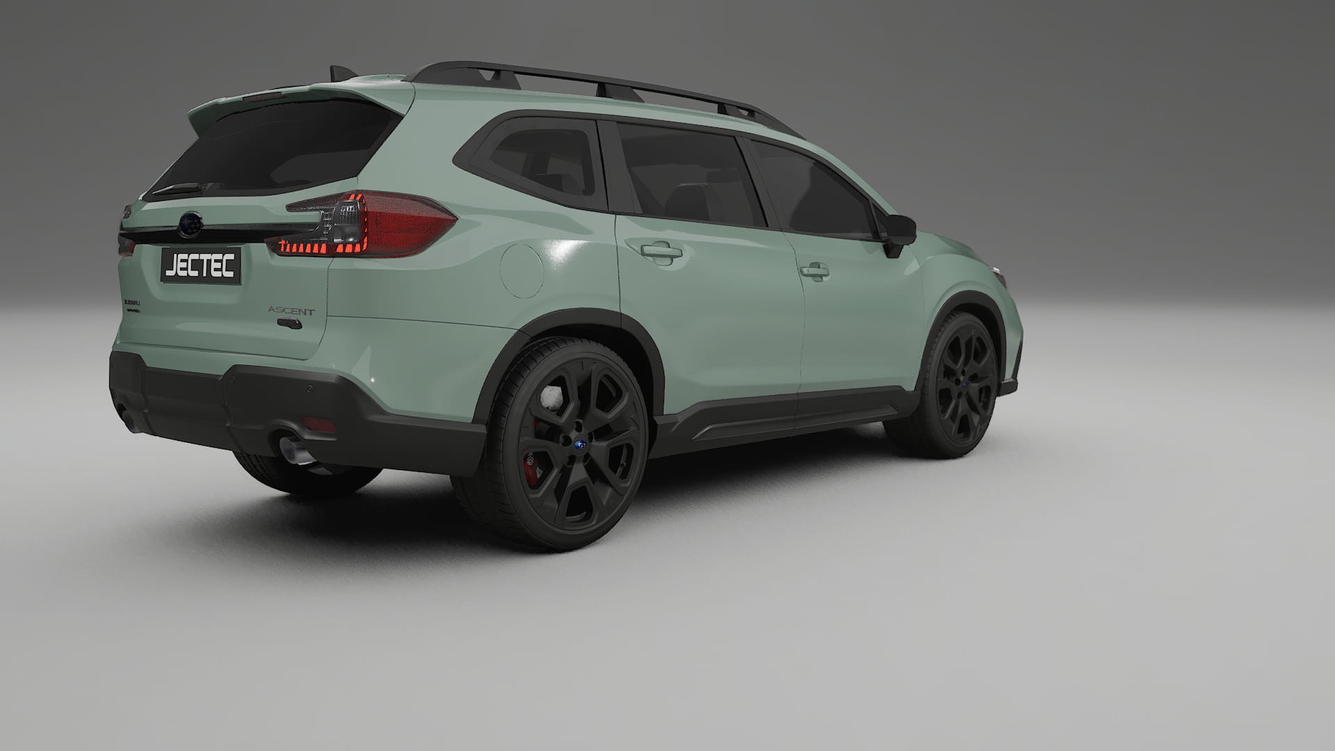 Subaru Ascent BT facelift LCI TPU Lackskyddsfilm | CINDER Färgskiftande PPF – Komplett Förskuret Kit