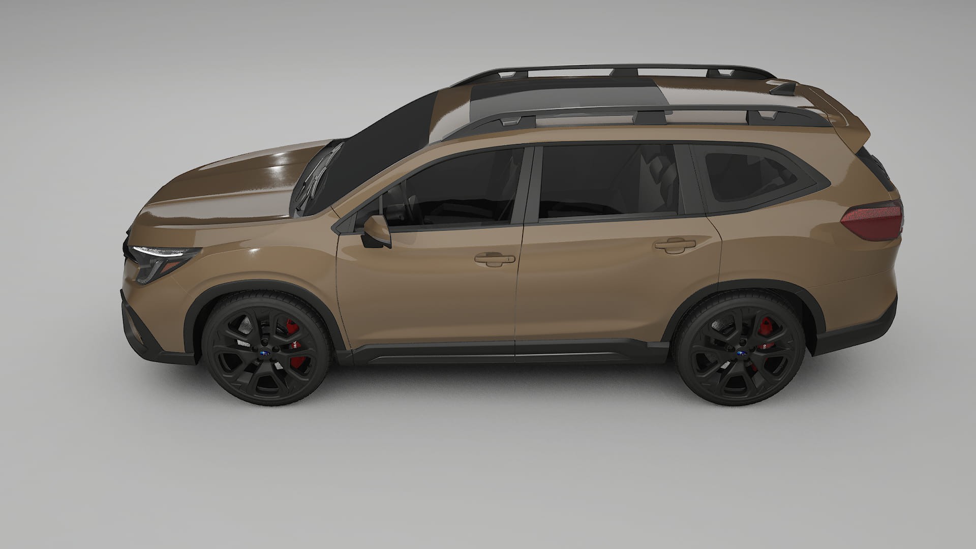 Subaru Ascent BT facelift LCI TPU Lackskyddsfilm | SAHARA Färgskiftande PPF – Komplett Förskuret Kit