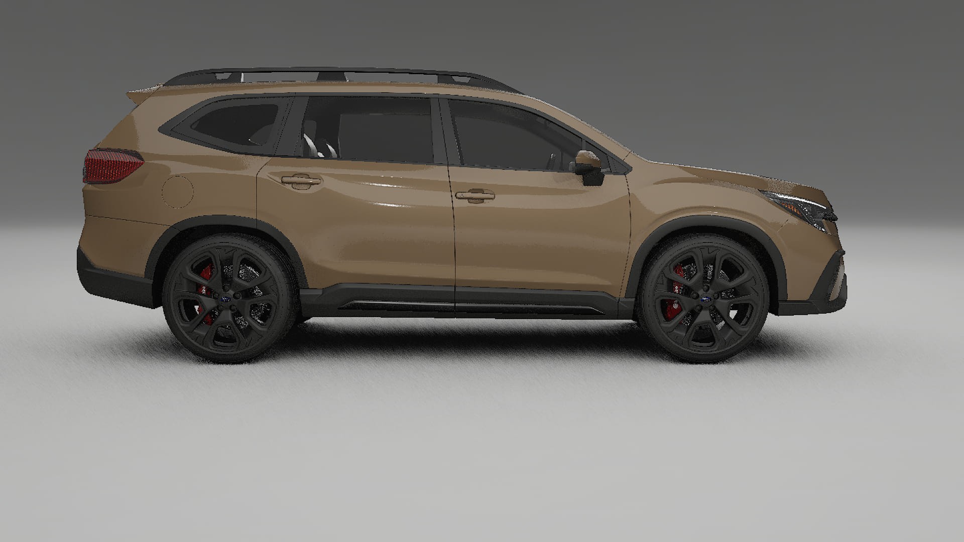 Subaru Ascent BT facelift LCI TPU Lackskyddsfilm | SAHARA Färgskiftande PPF – Komplett Förskuret Kit