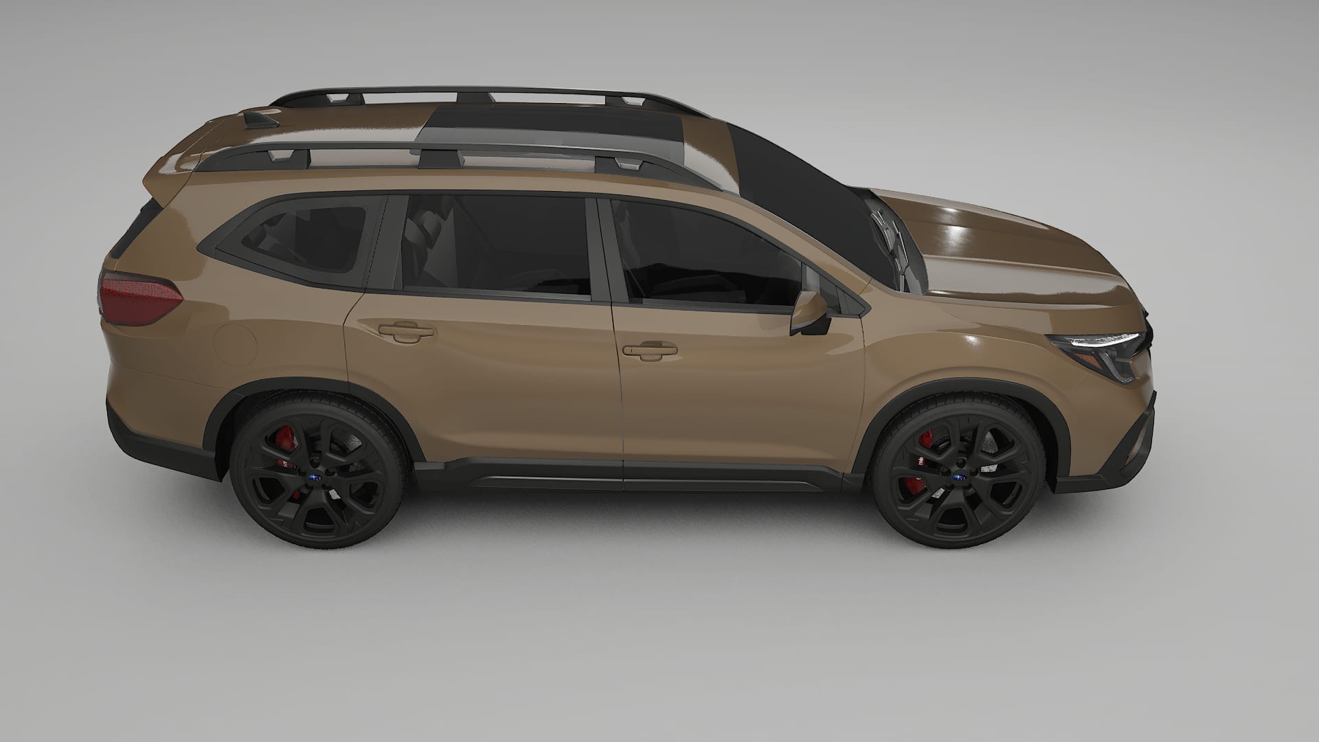 Subaru Ascent BT facelift LCI TPU Lackskyddsfilm | SAHARA Färgskiftande PPF – Komplett Förskuret Kit