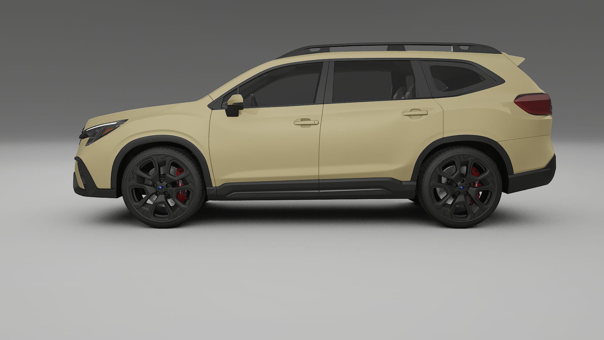 Subaru Ascent BT facelift LCI TPU Lackskyddsfilm | SAND Färgskiftande PPF – Komplett Förskuret Kit