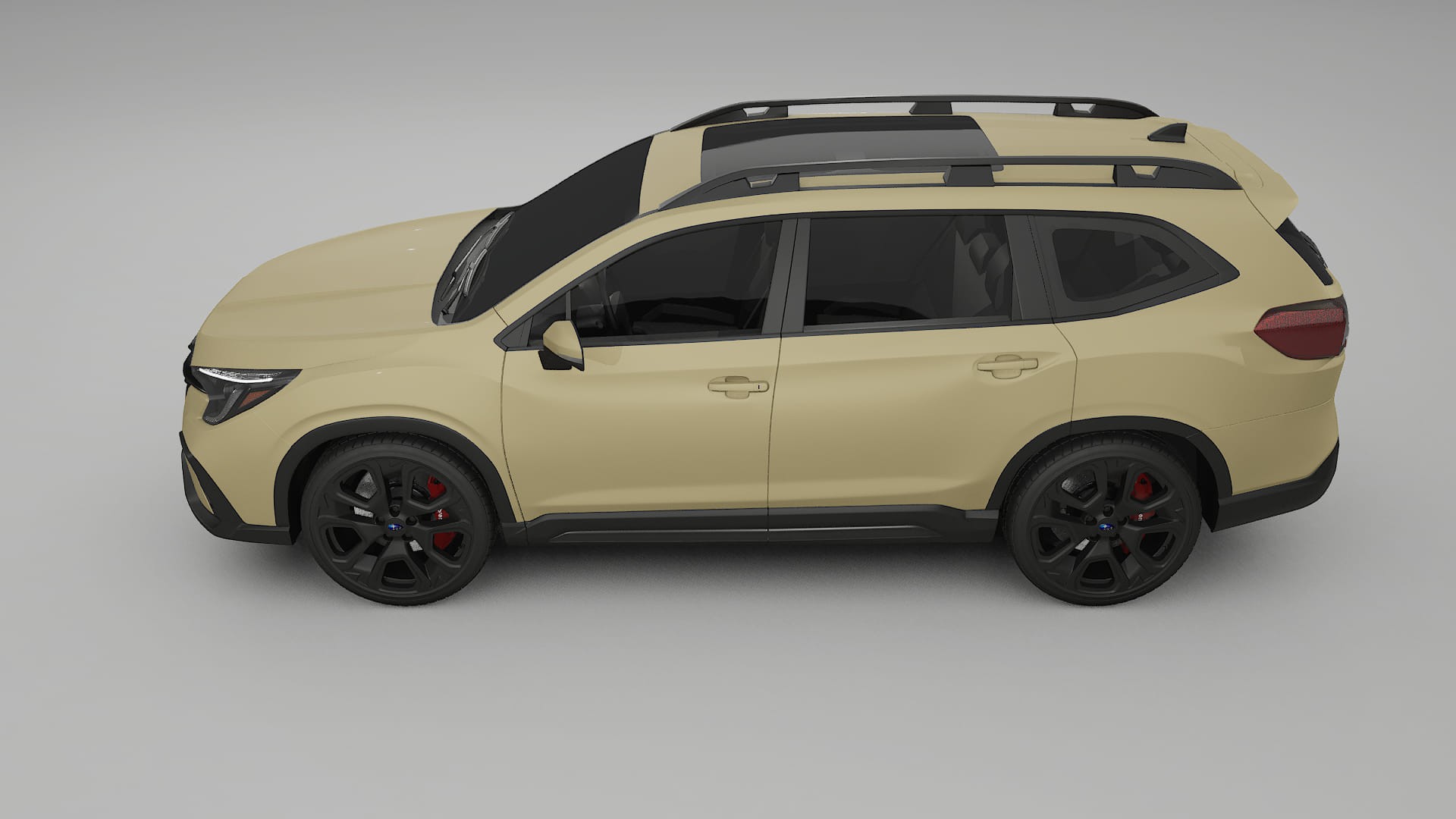 Subaru Ascent BT facelift LCI TPU Lackskyddsfilm | SAND Färgskiftande PPF – Komplett Förskuret Kit