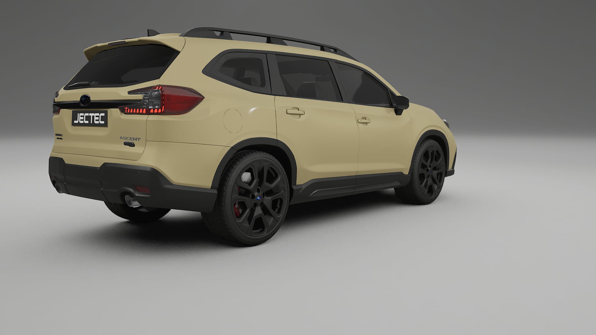 Subaru Ascent BT facelift LCI TPU Lackskyddsfilm | SAND Färgskiftande PPF – Komplett Förskuret Kit