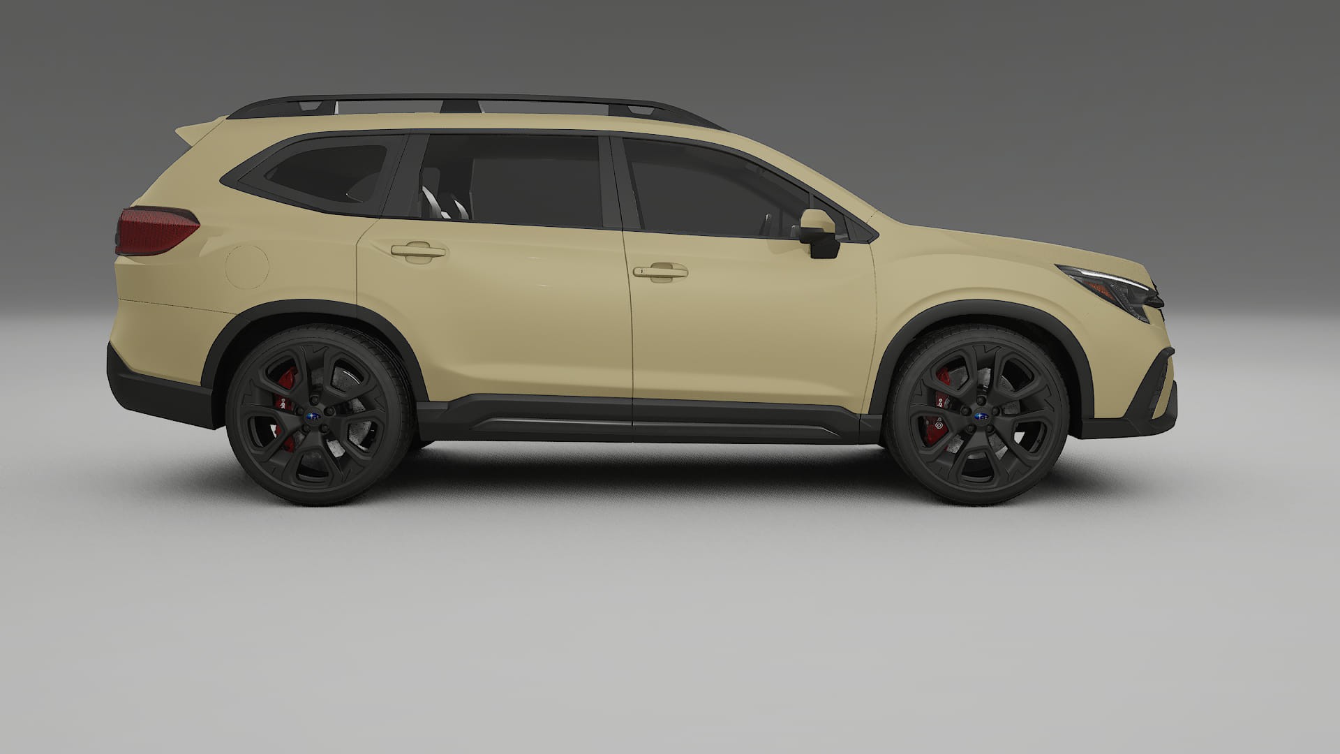 Subaru Ascent BT facelift LCI TPU Lackskyddsfilm | SAND Färgskiftande PPF – Komplett Förskuret Kit