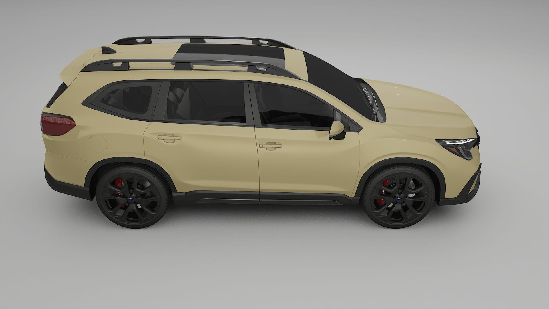 Subaru Ascent BT facelift LCI TPU Lackskyddsfilm | SAND Färgskiftande PPF – Komplett Förskuret Kit