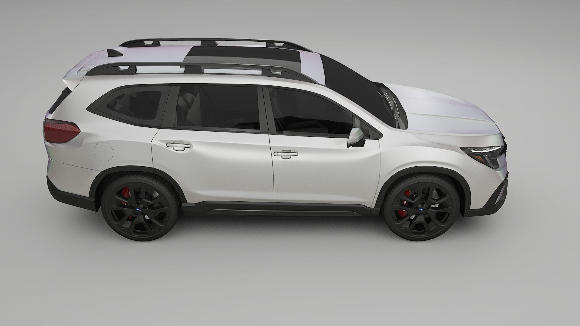 Subaru Ascent BT facelift LCI TPU Lackskyddsfilm | NEBULA Färgskiftande PPF – Komplett Förskuret Kit