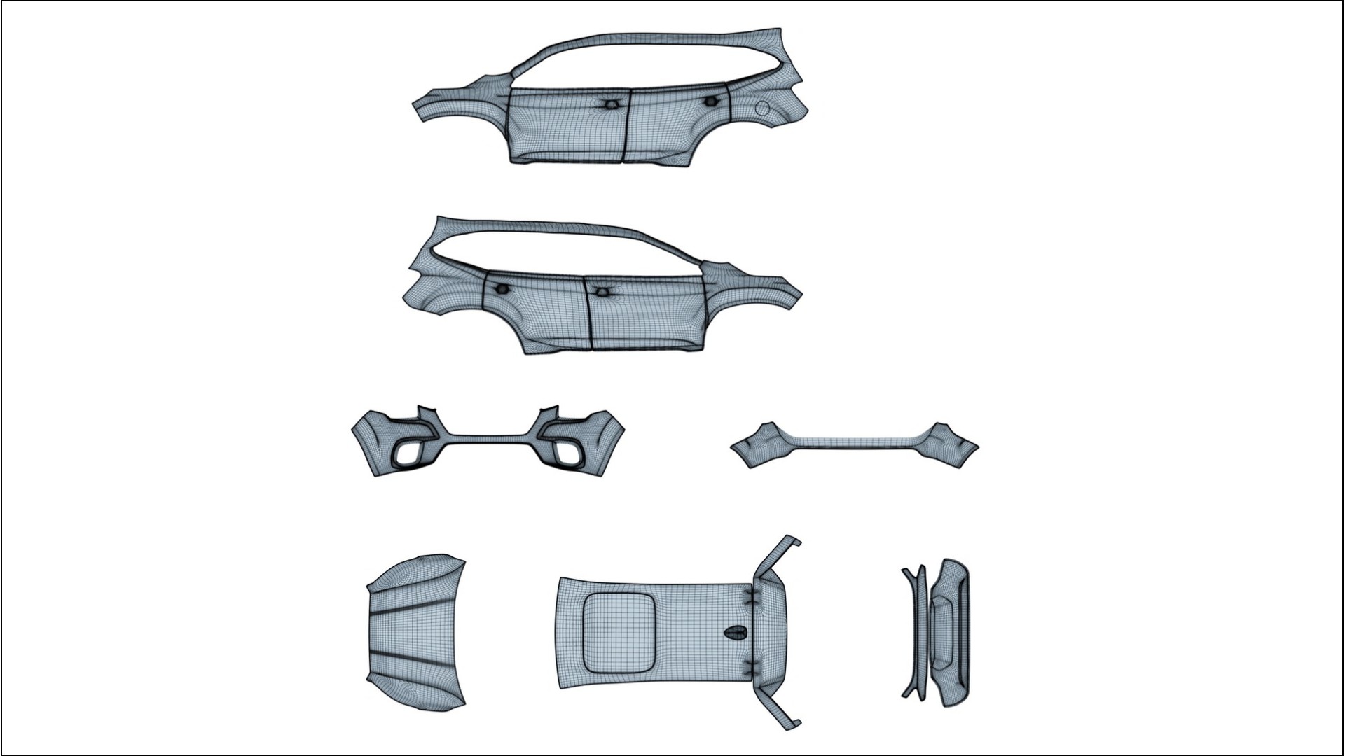 Subaru Forester V SK facelift LCI TPU Lackskyddsfilm | DUSTY Färgskiftande PPF – Komplett Förskuret Kit