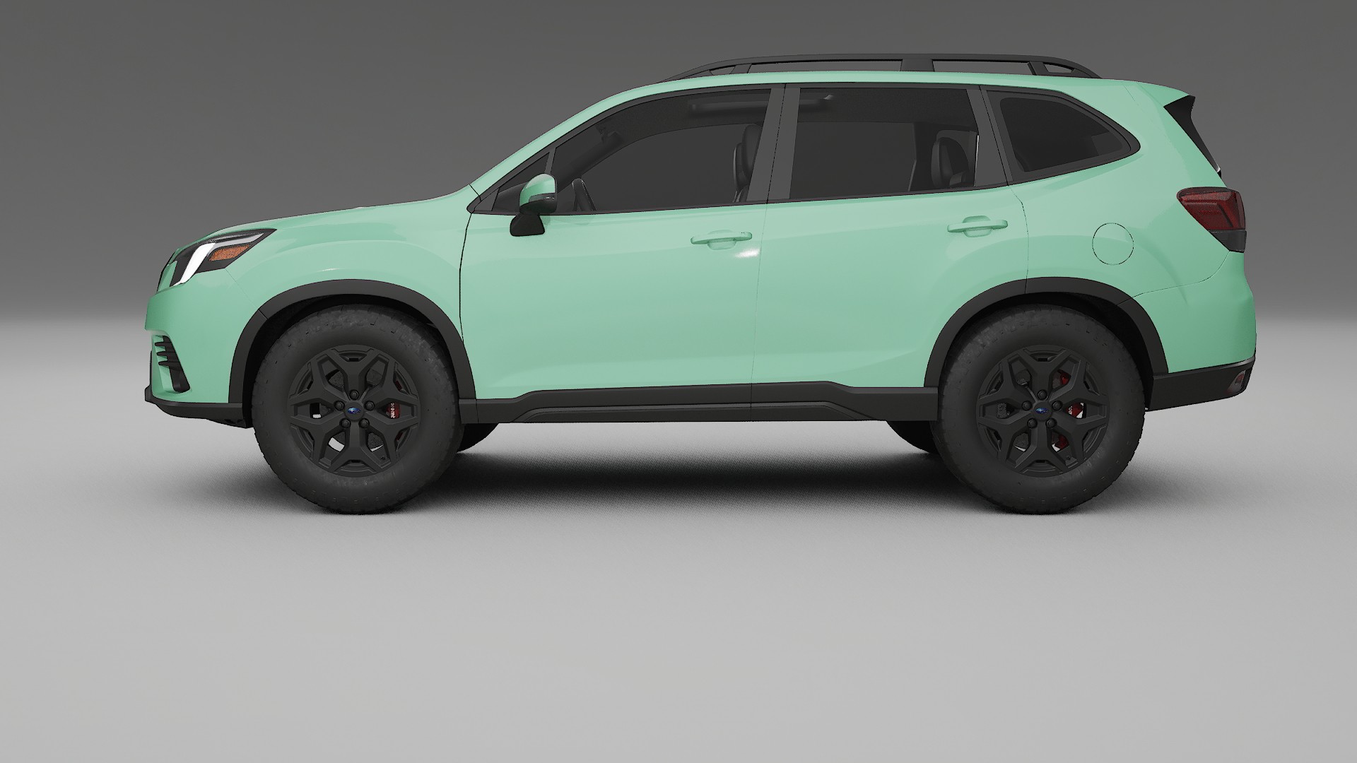 Subaru Forester V SK facelift LCI TPU Lackskyddsfilm | DUSTY Färgskiftande PPF – Komplett Förskuret Kit