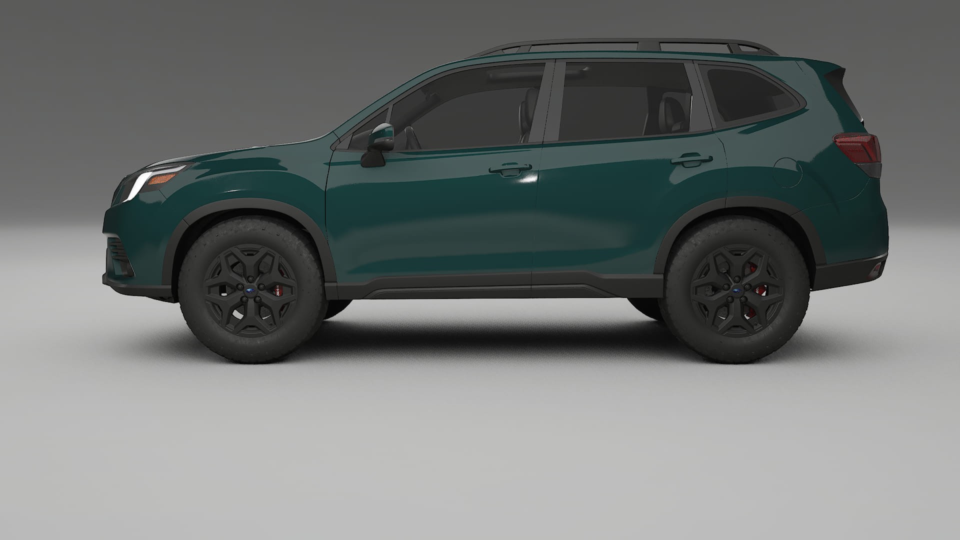 Subaru Forester V SK facelift LCI TPU Lackskyddsfilm | INFERNO Färgskiftande PPF – Komplett Förskuret Kit