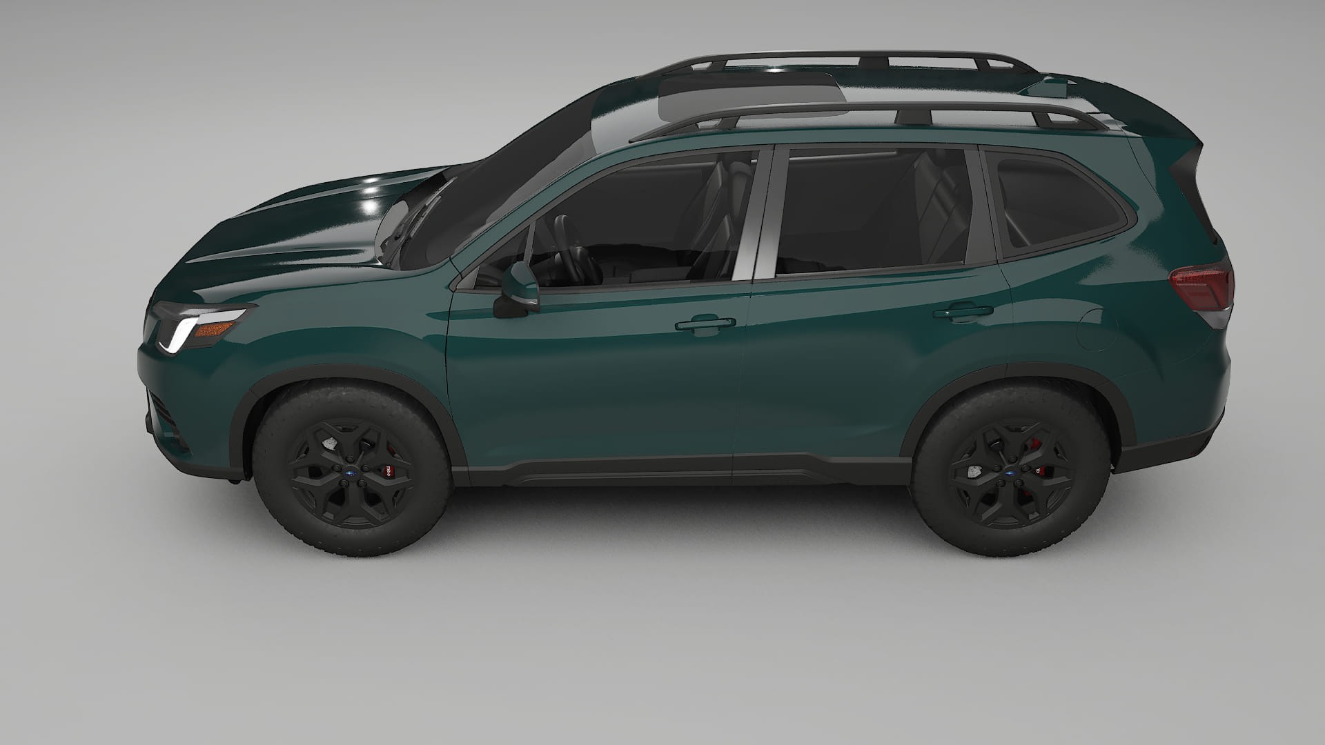 Subaru Forester V SK facelift LCI TPU Lackskyddsfilm | INFERNO Färgskiftande PPF – Komplett Förskuret Kit