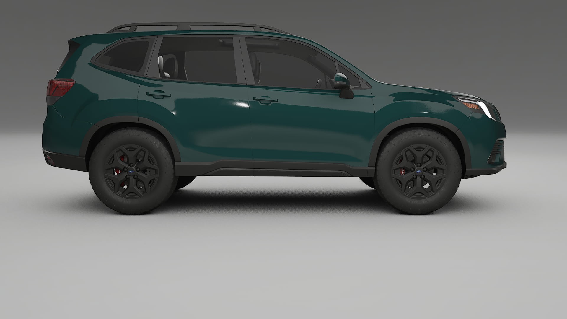 Subaru Forester V SK facelift LCI TPU Lackskyddsfilm | INFERNO Färgskiftande PPF – Komplett Förskuret Kit