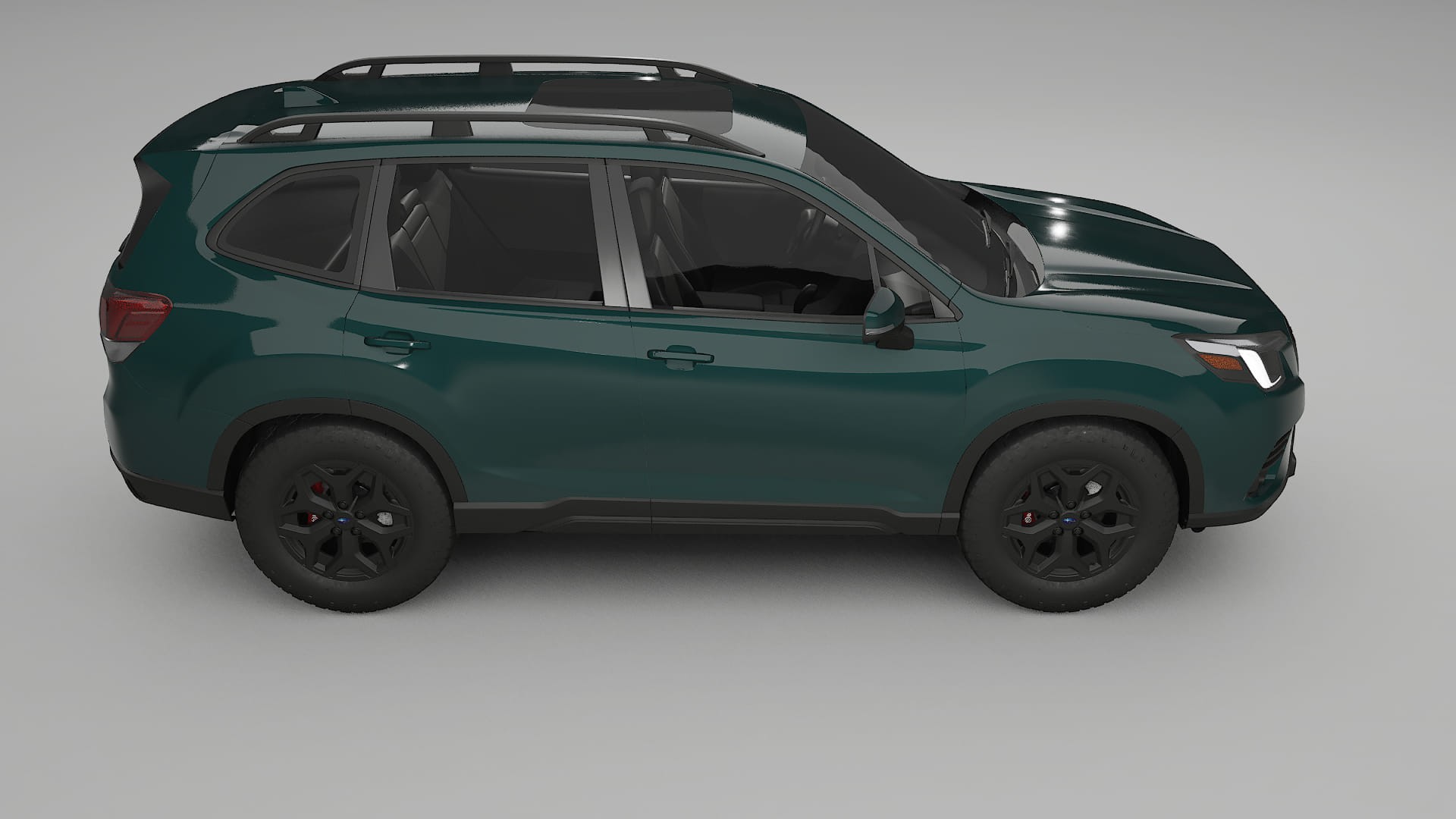 Subaru Forester V SK facelift LCI TPU Lackskyddsfilm | INFERNO Färgskiftande PPF – Komplett Förskuret Kit