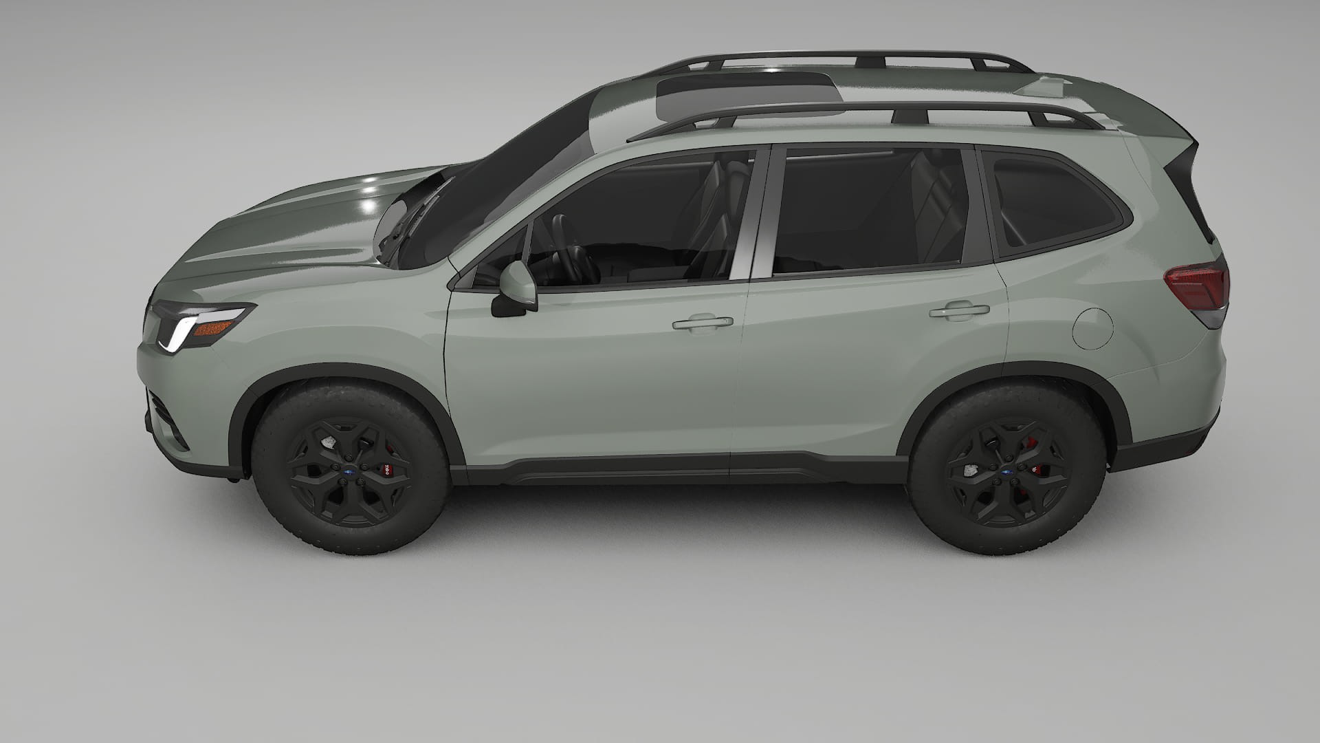 Subaru Forester V SK facelift LCI TPU Lackskyddsfilm | SLATE Färgskiftande PPF – Komplett Förskuret Kit