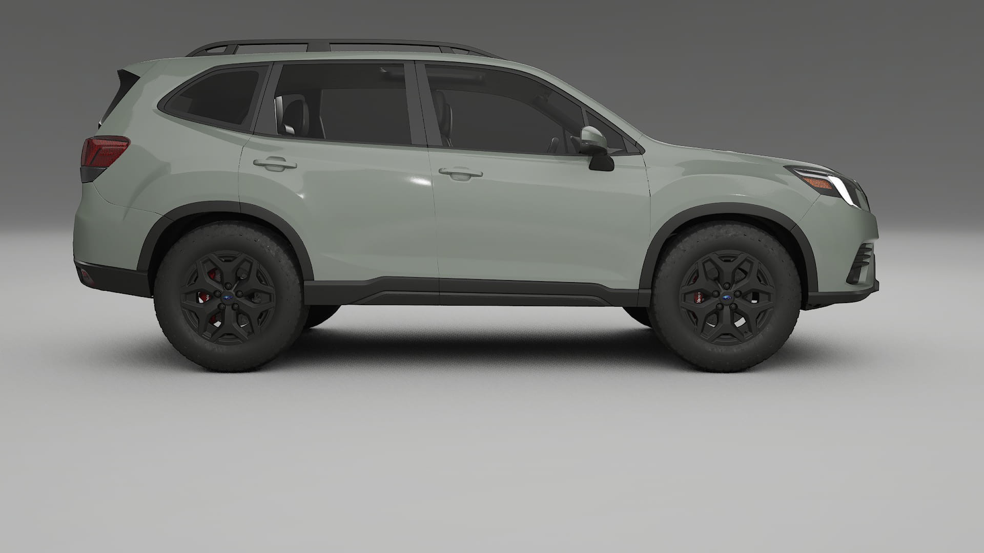 Subaru Forester V SK facelift LCI TPU Lackskyddsfilm | SLATE Färgskiftande PPF – Komplett Förskuret Kit