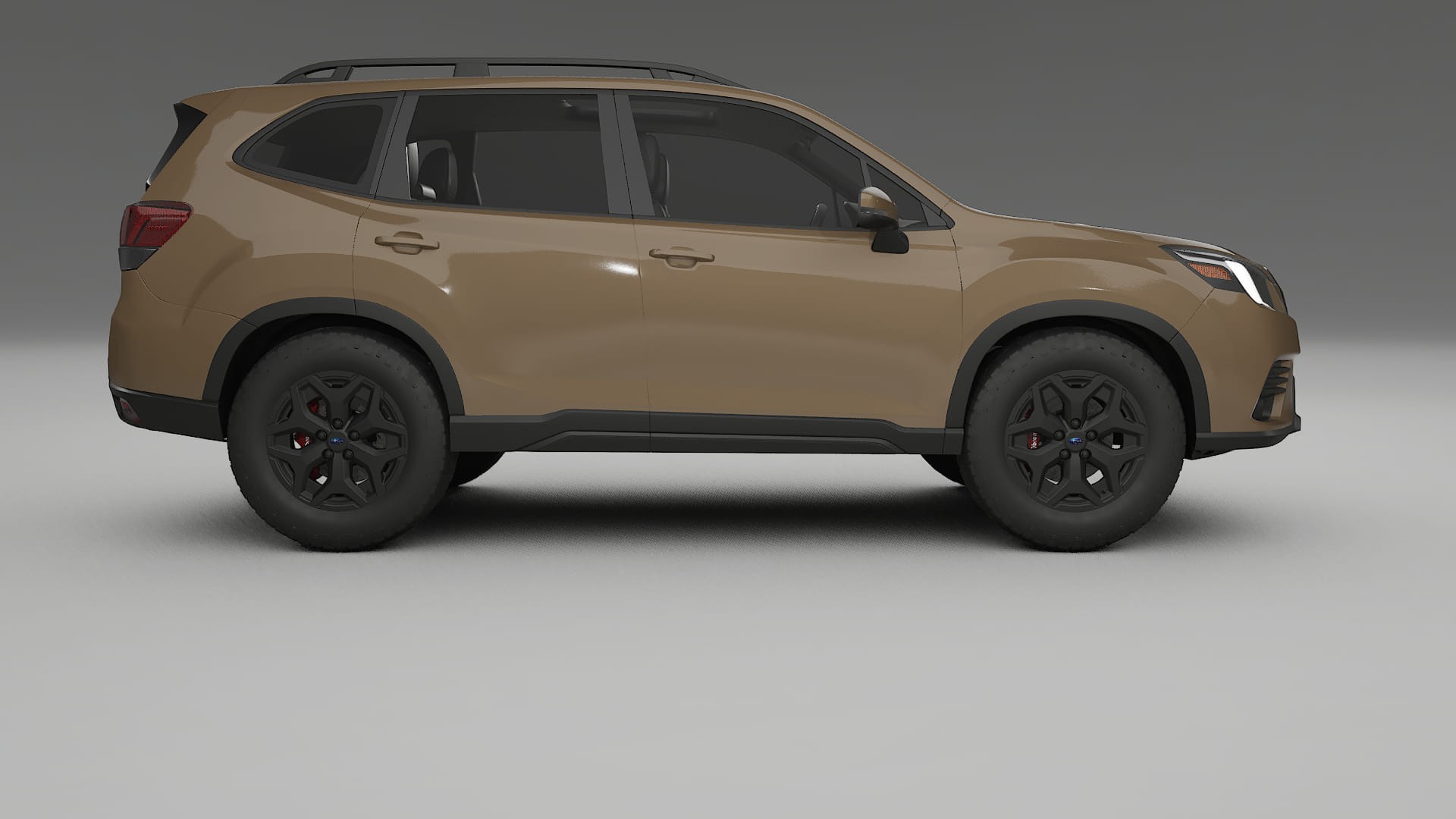 Subaru Forester V SK facelift LCI TPU Lackskyddsfilm | SAHARA Färgskiftande PPF – Komplett Förskuret Kit