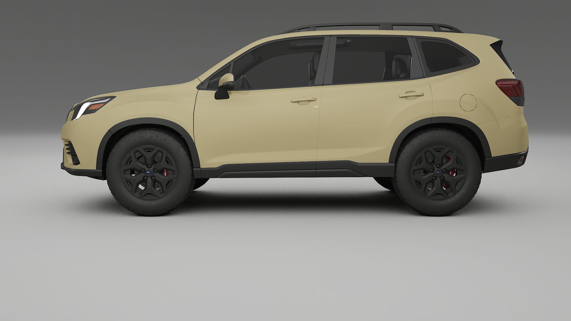 Subaru Forester V SK facelift LCI TPU Lackskyddsfilm | SAND Färgskiftande PPF – Komplett Förskuret Kit