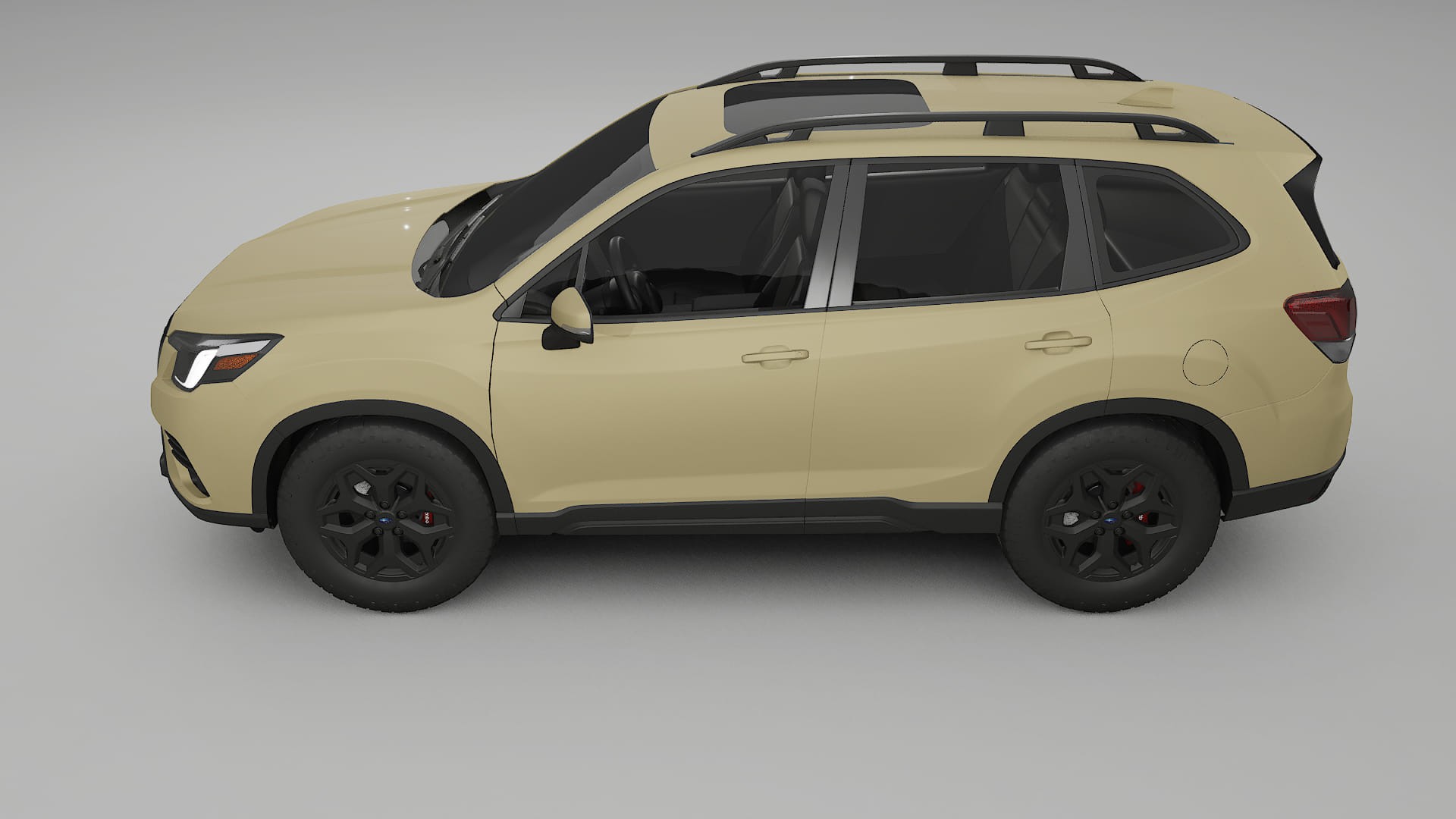 Subaru Forester V SK facelift LCI TPU Lackskyddsfilm | SAND Färgskiftande PPF – Komplett Förskuret Kit