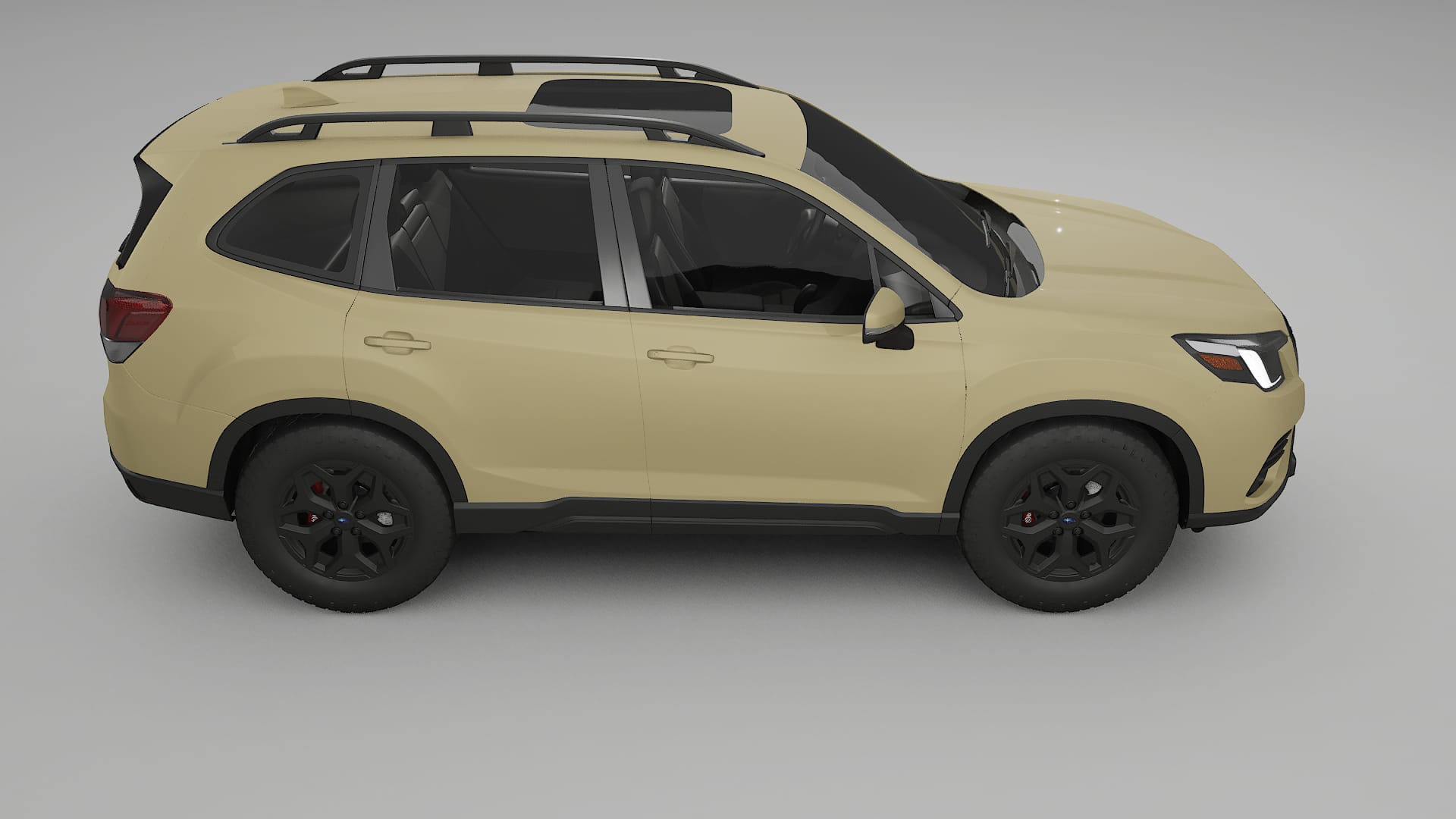 Subaru Forester V SK facelift LCI TPU Lackskyddsfilm | SAND Färgskiftande PPF – Komplett Förskuret Kit