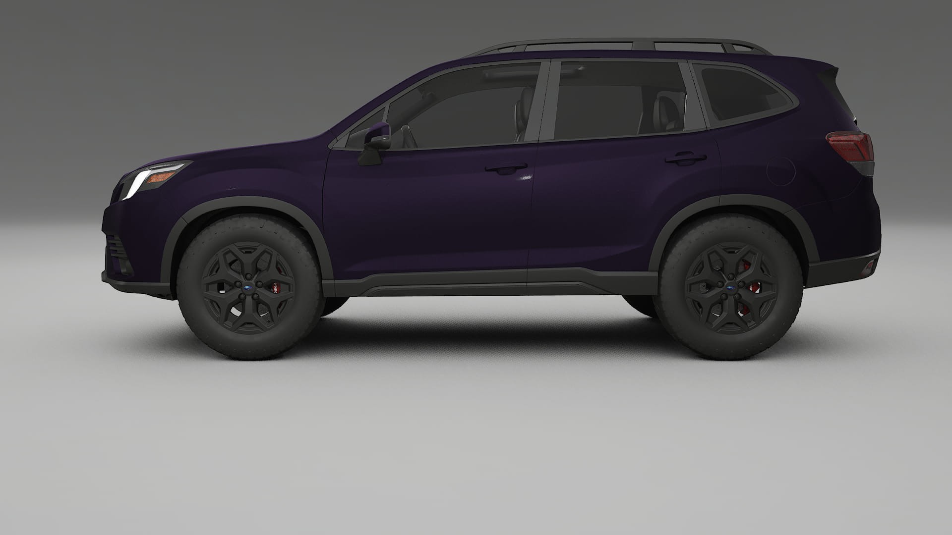 Subaru Forester V SK facelift LCI TPU Lackskyddsfilm | VIOLET Färgskiftande PPF – Komplett Förskuret Kit
