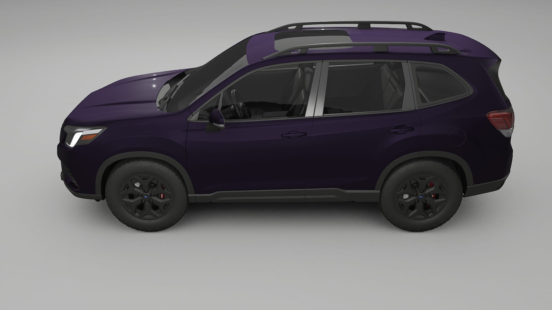 Subaru Forester V SK facelift LCI TPU Lackskyddsfilm | VIOLET Färgskiftande PPF – Komplett Förskuret Kit