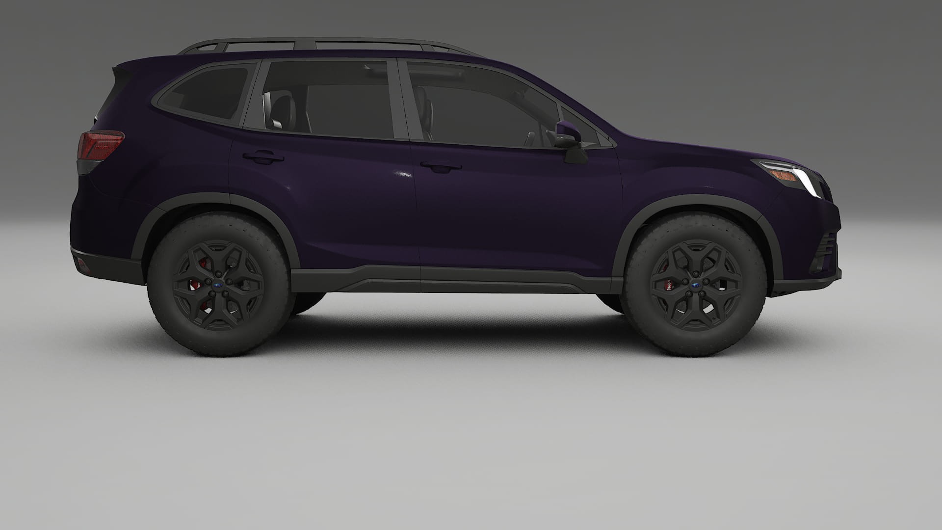 Subaru Forester V SK facelift LCI TPU Lackskyddsfilm | VIOLET Färgskiftande PPF – Komplett Förskuret Kit