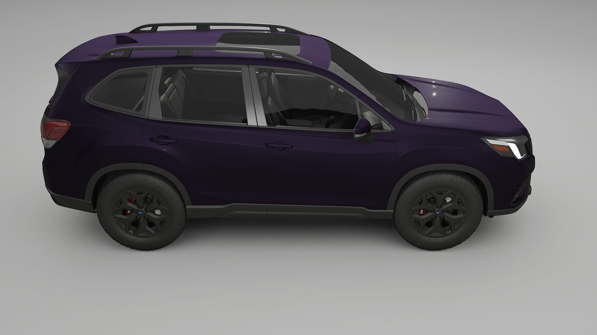 Subaru Forester V SK facelift LCI TPU Lackskyddsfilm | VIOLET Färgskiftande PPF – Komplett Förskuret Kit