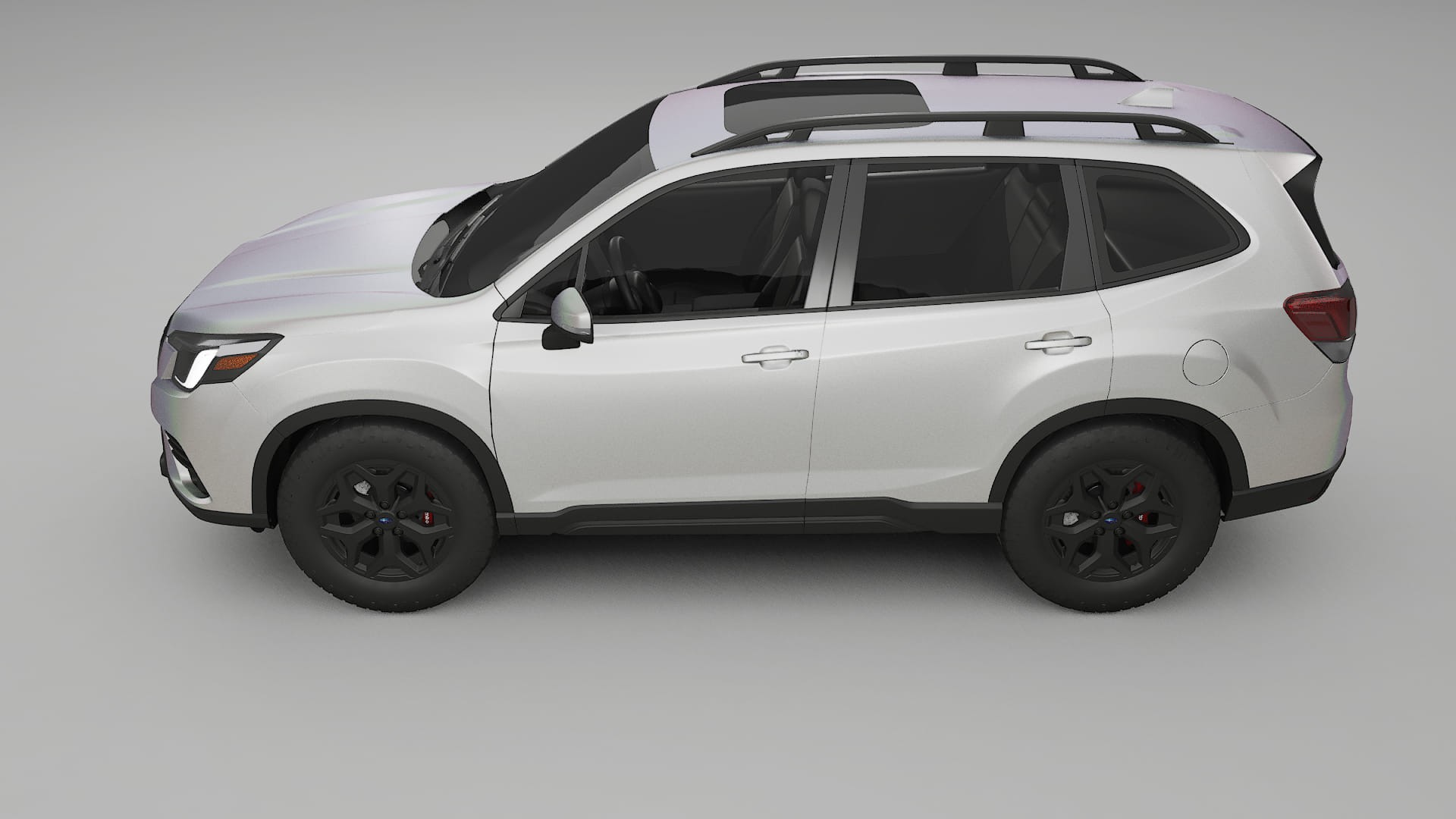 Subaru Forester V SK facelift LCI TPU Lackskyddsfilm | NEBULA Färgskiftande PPF – Komplett Förskuret Kit