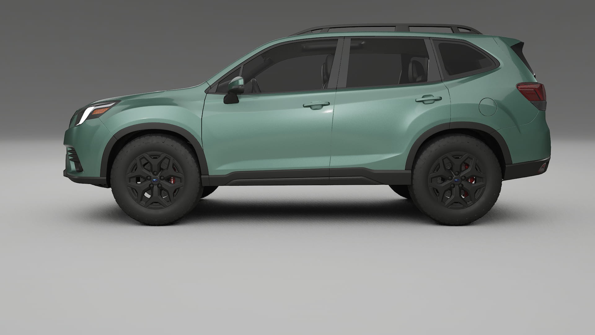 Subaru Forester V SK facelift LCI TPU Lackskyddsfilm | EVERGREEN Färgskiftande PPF – Komplett Förskuret Kit