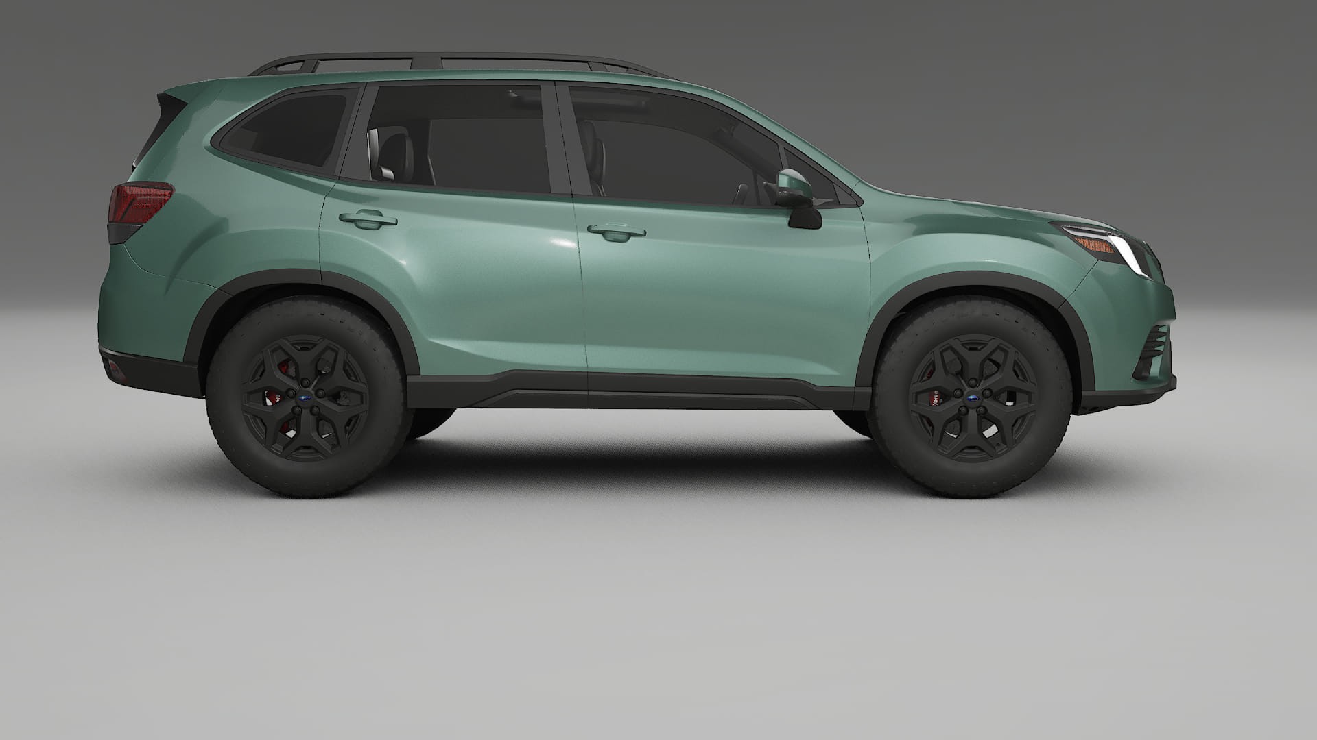 Subaru Forester V SK facelift LCI TPU Lackskyddsfilm | EVERGREEN Färgskiftande PPF – Komplett Förskuret Kit