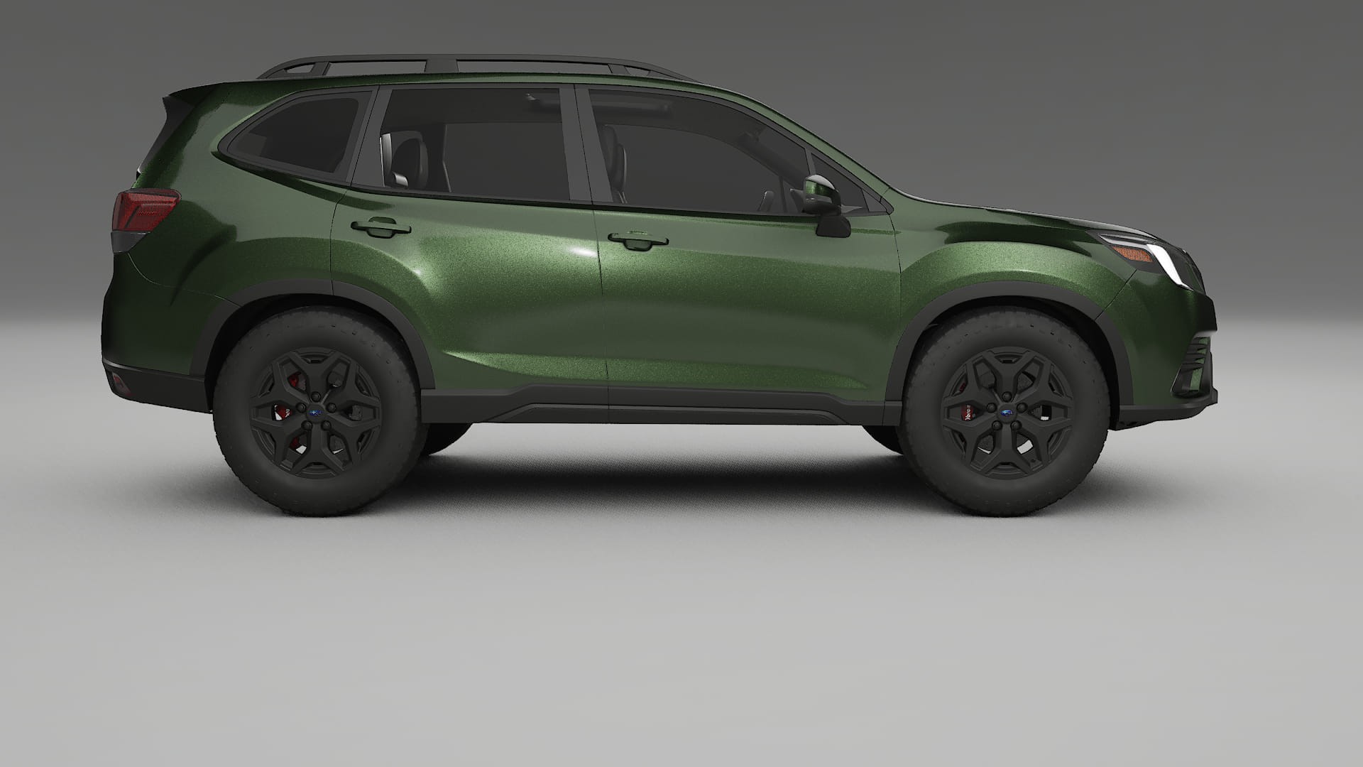 Subaru Forester V SK facelift LCI TPU Lackskyddsfilm | LAGOON Färgskiftande PPF – Komplett Förskuret Kit