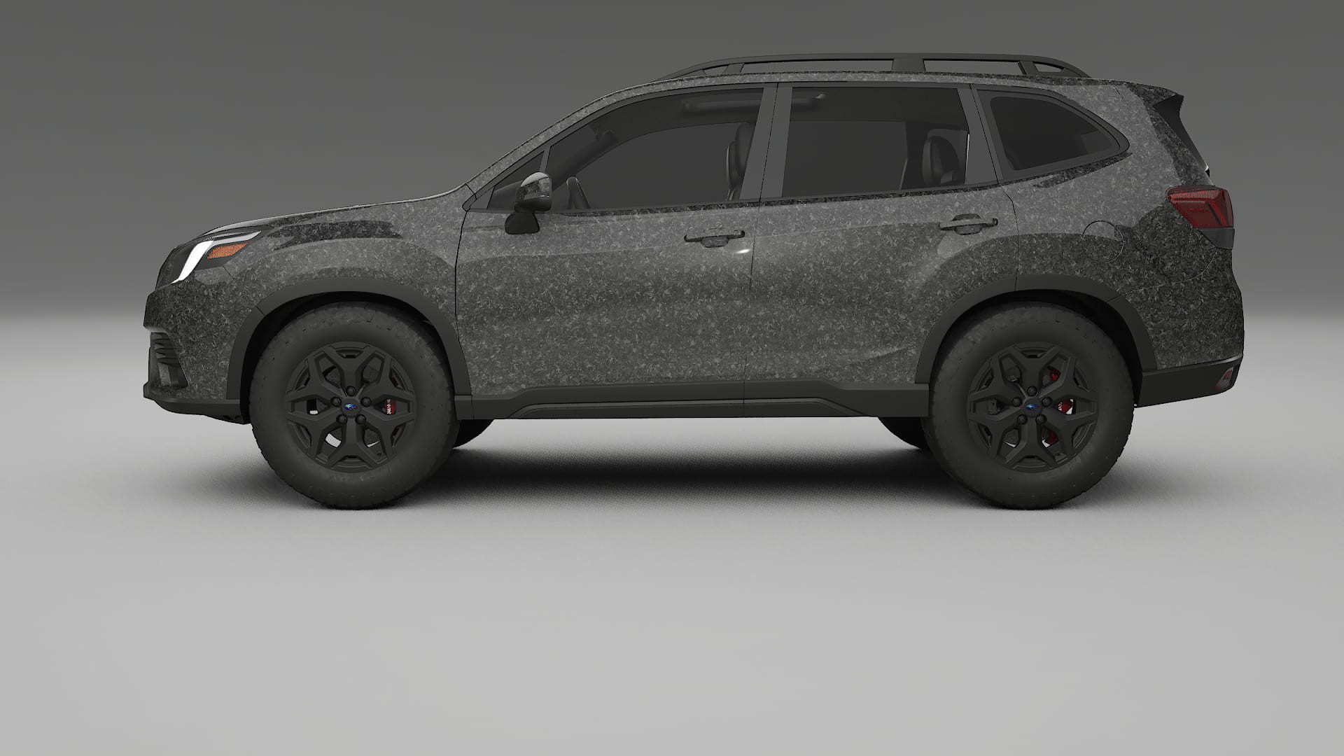 Subaru Forester V SK facelift LCI TPU Lackskyddsfilm | FORGED S Färgskiftande PPF – Komplett Förskuret Kit