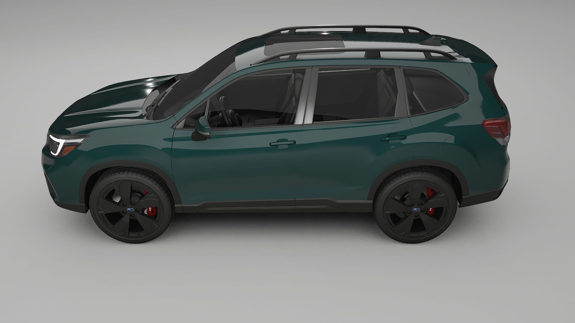 Subaru Forester V SK prefacelift pre LCI TPU Lackskyddsfilm | INFERNO Färgskiftande PPF – Komplett Förskuret Kit