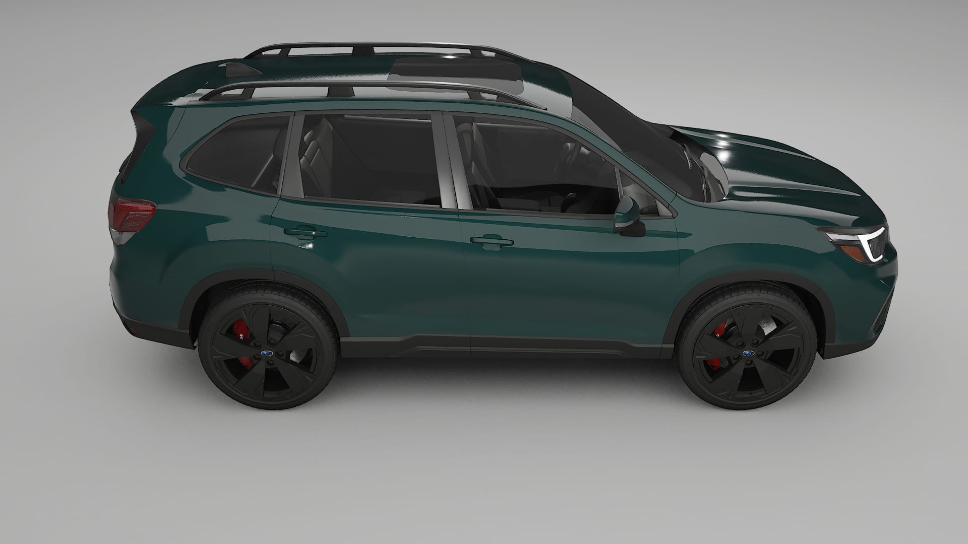 Subaru Forester V SK prefacelift pre LCI TPU Lackskyddsfilm | INFERNO Färgskiftande PPF – Komplett Förskuret Kit