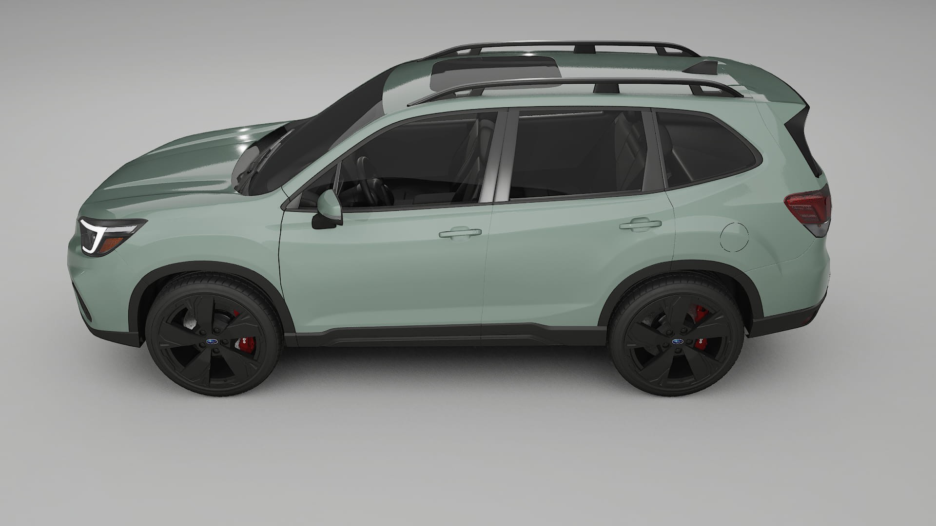 Subaru Forester V SK prefacelift pre LCI TPU Lackskyddsfilm | CINDER Färgskiftande PPF – Komplett Förskuret Kit