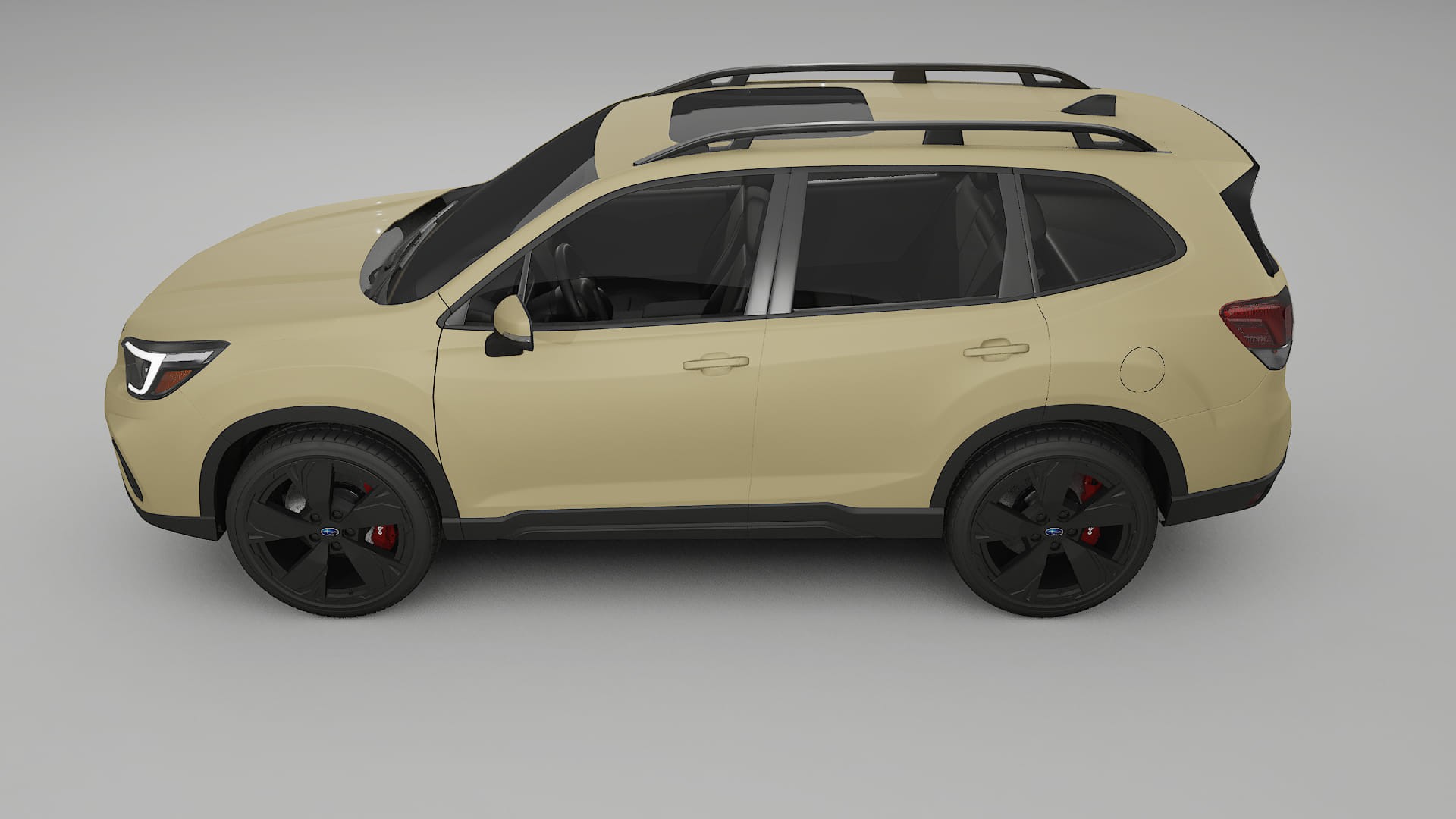 Subaru Forester V SK prefacelift pre LCI TPU Lackskyddsfilm | SAND Färgskiftande PPF – Komplett Förskuret Kit