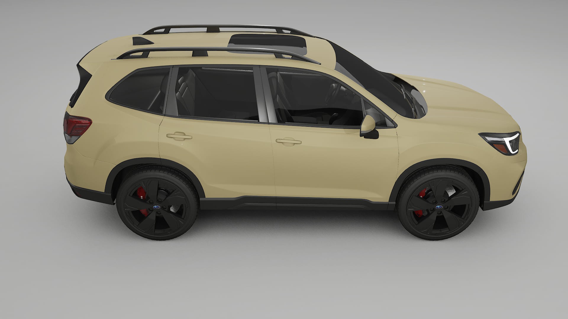 Subaru Forester V SK prefacelift pre LCI TPU Lackskyddsfilm | SAND Färgskiftande PPF – Komplett Förskuret Kit