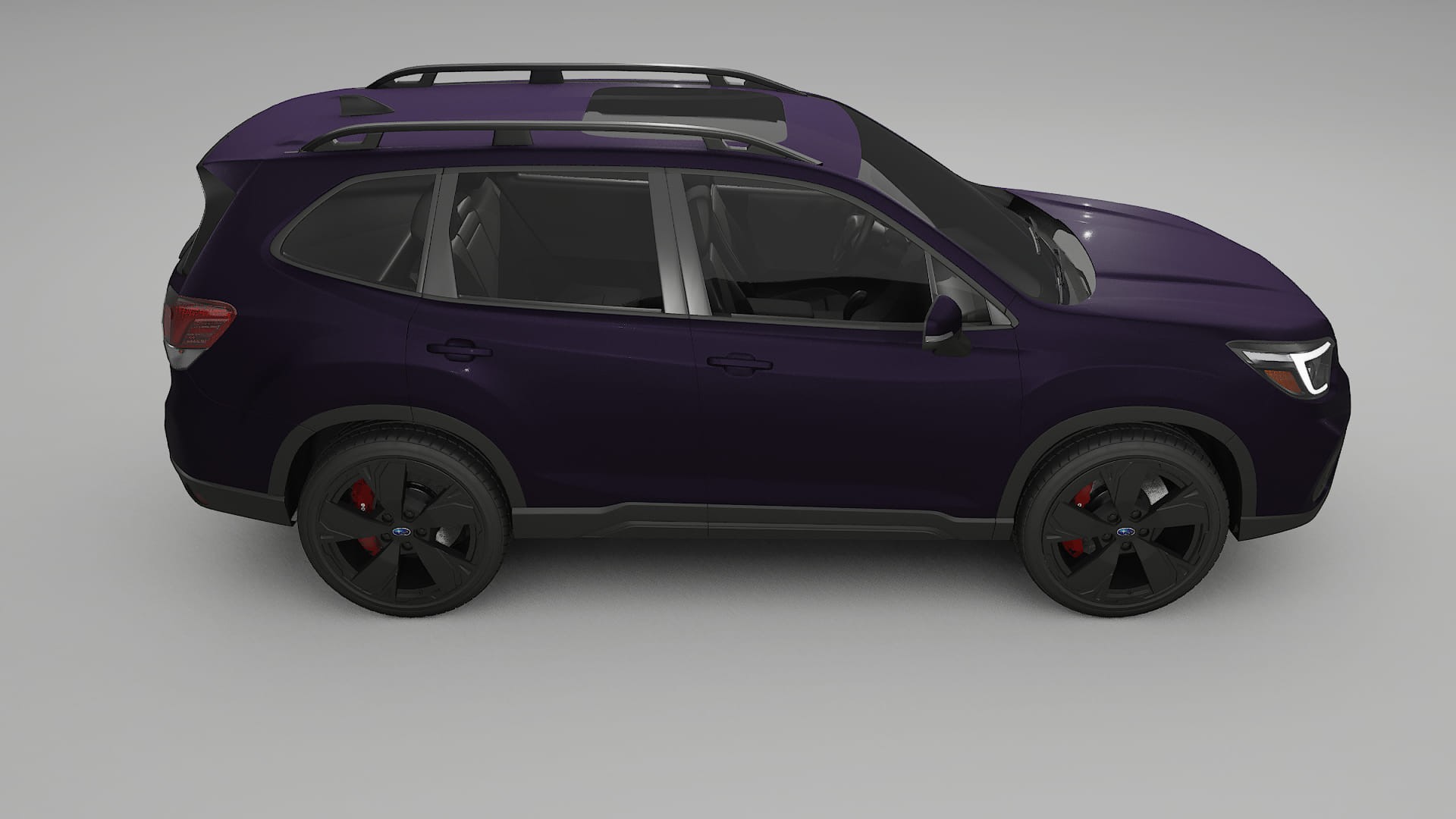 Subaru Forester V SK prefacelift pre LCI TPU Lackskyddsfilm | VIOLET Färgskiftande PPF – Komplett Förskuret Kit