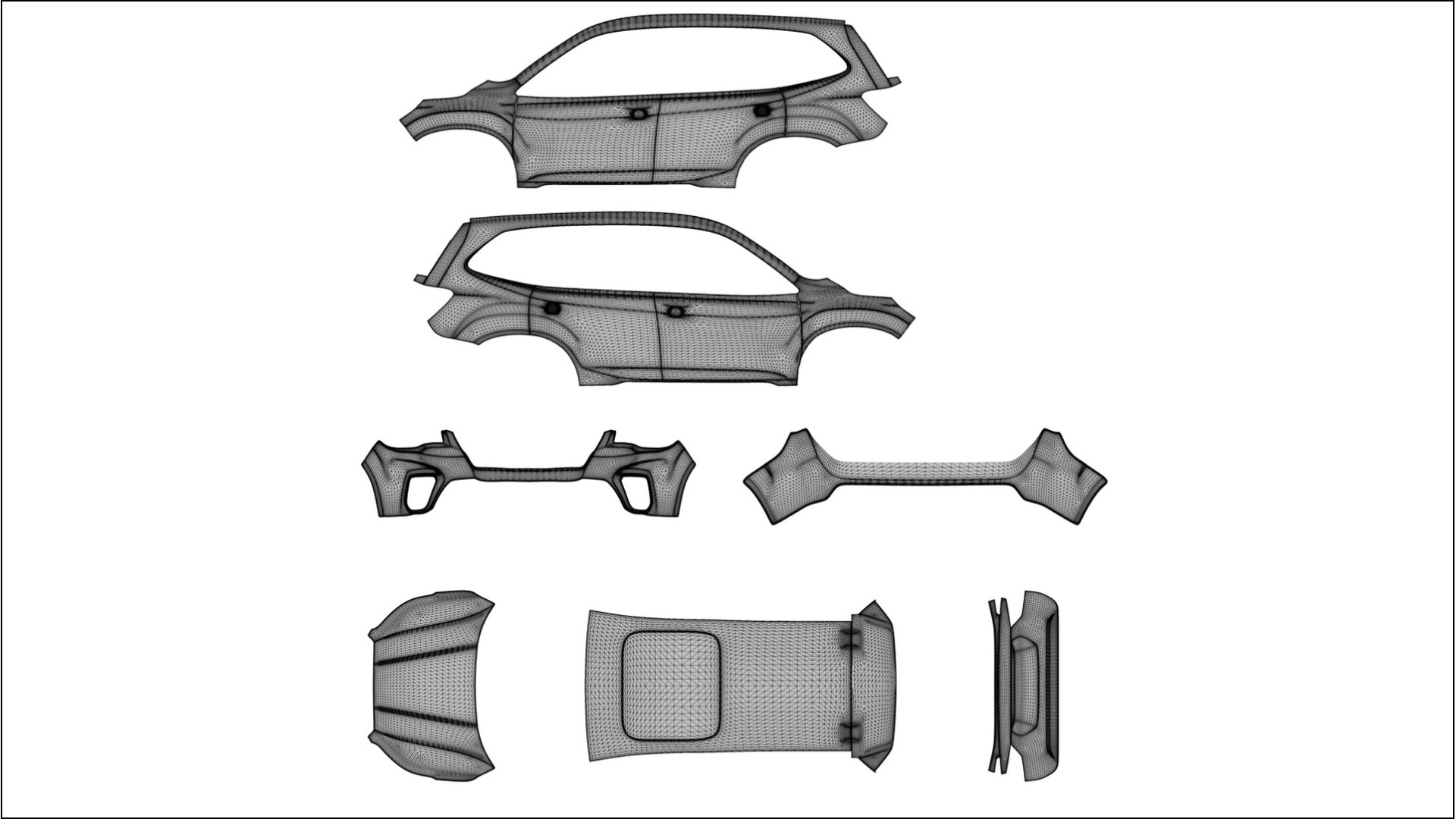 Subaru Forester V SK prefacelift pre LCI TPU Lackskyddsfilm | PEARL Färgskiftande PPF – Komplett Förskuret Kit