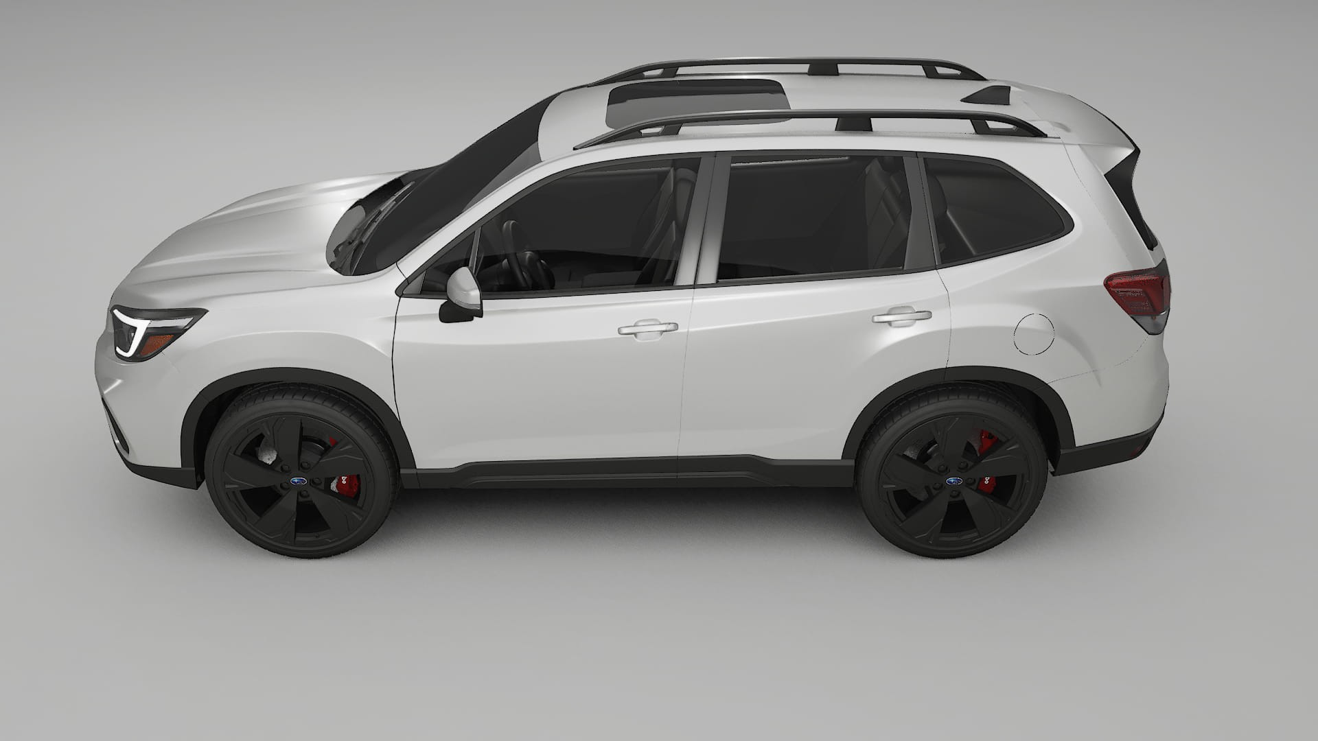 Subaru Forester V SK prefacelift pre LCI TPU Lackskyddsfilm | OPAL Färgskiftande PPF – Komplett Förskuret Kit