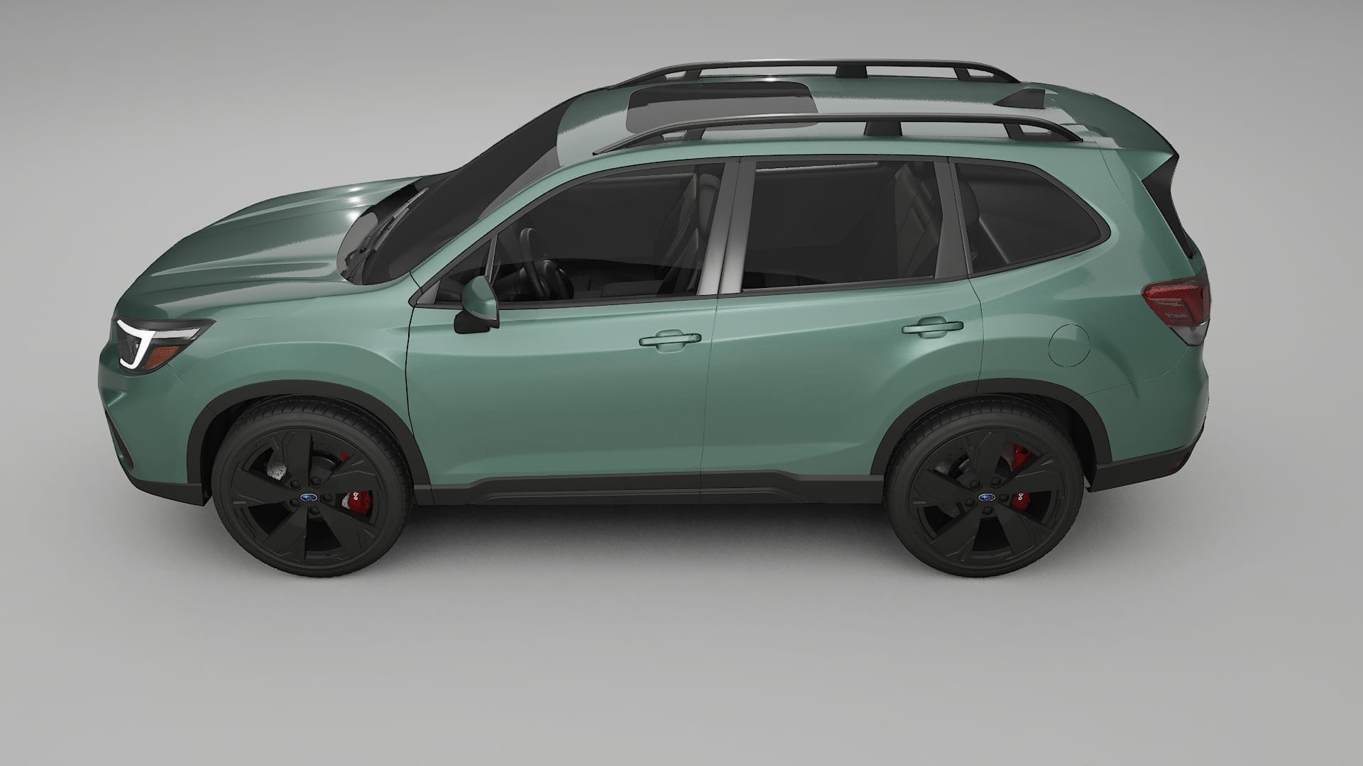 Subaru Forester V SK prefacelift pre LCI TPU Lackskyddsfilm | EVERGREEN Färgskiftande PPF – Komplett Förskuret Kit