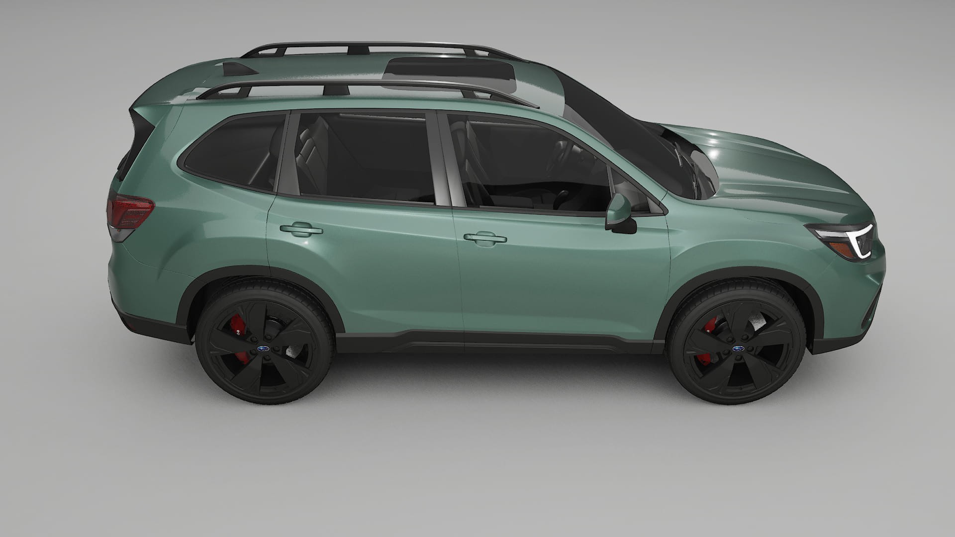 Subaru Forester V SK prefacelift pre LCI TPU Lackskyddsfilm | EVERGREEN Färgskiftande PPF – Komplett Förskuret Kit