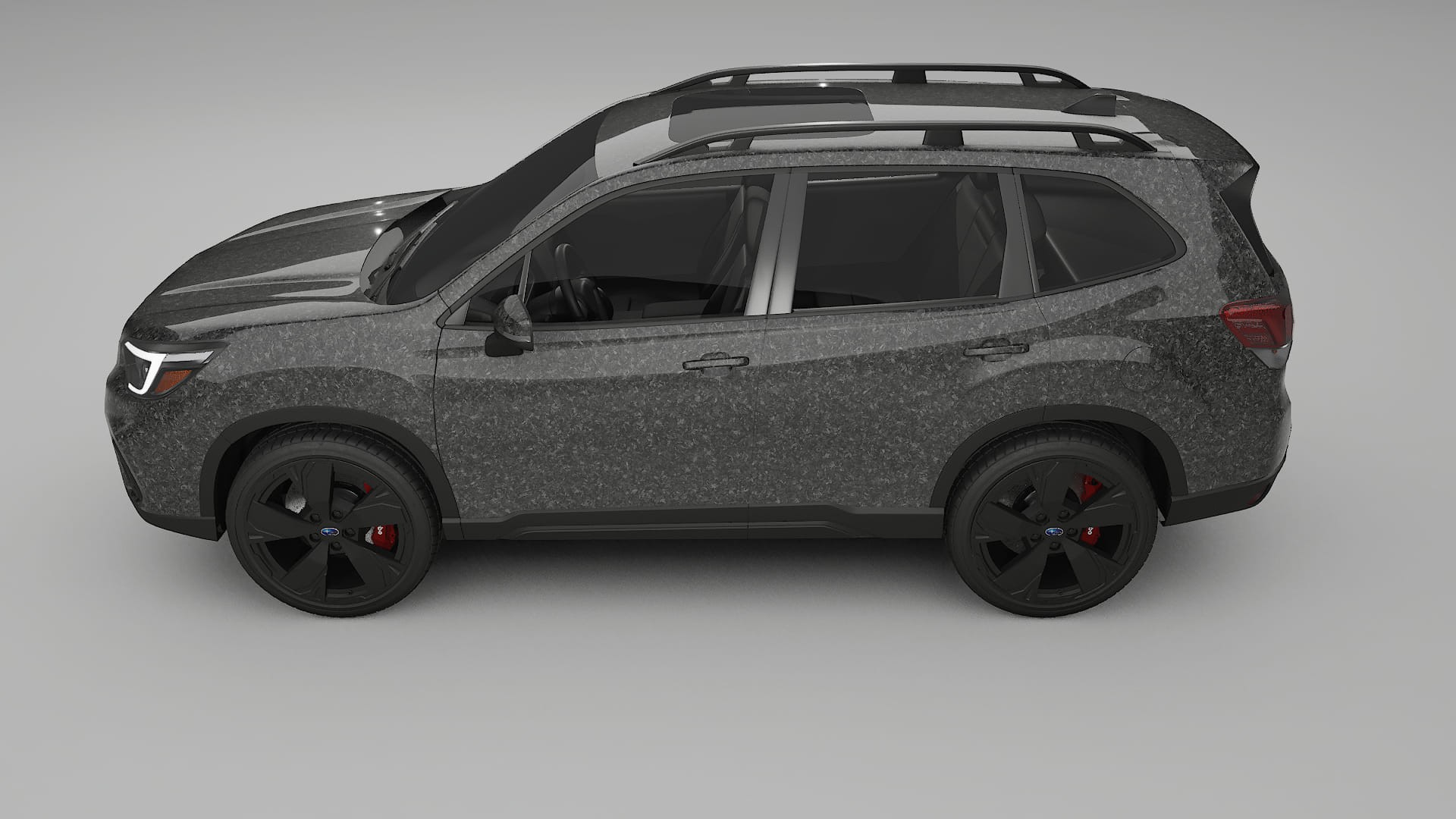 Subaru Forester V SK prefacelift pre LCI TPU Lackskyddsfilm | FORGED S Färgskiftande PPF – Komplett Förskuret Kit
