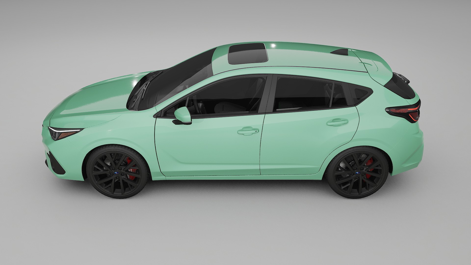 Subaru Impreza GU TPU Lackskyddsfilm | DUSTY Färgskiftande PPF – Komplett Förskuret Kit