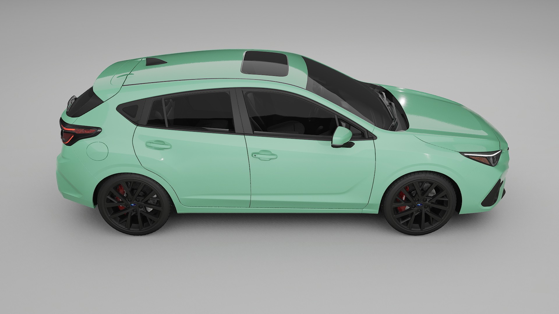 Subaru Impreza GU TPU Lackskyddsfilm | DUSTY Färgskiftande PPF – Komplett Förskuret Kit