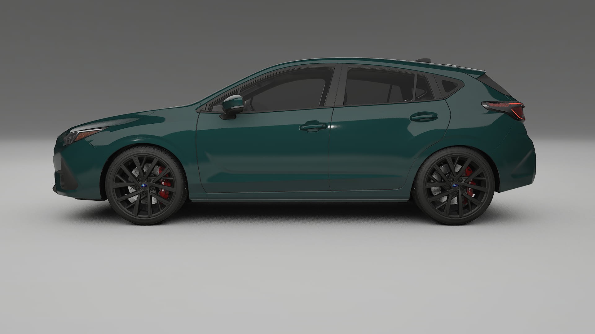 Subaru Impreza GU TPU Lackskyddsfilm | INFERNO Färgskiftande PPF – Komplett Förskuret Kit