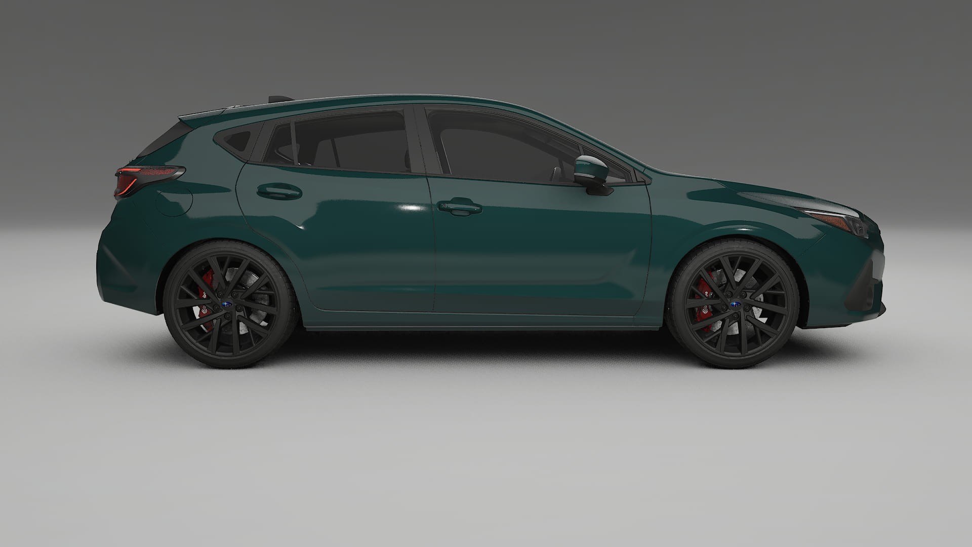 Subaru Impreza GU TPU Lackskyddsfilm | INFERNO Färgskiftande PPF – Komplett Förskuret Kit